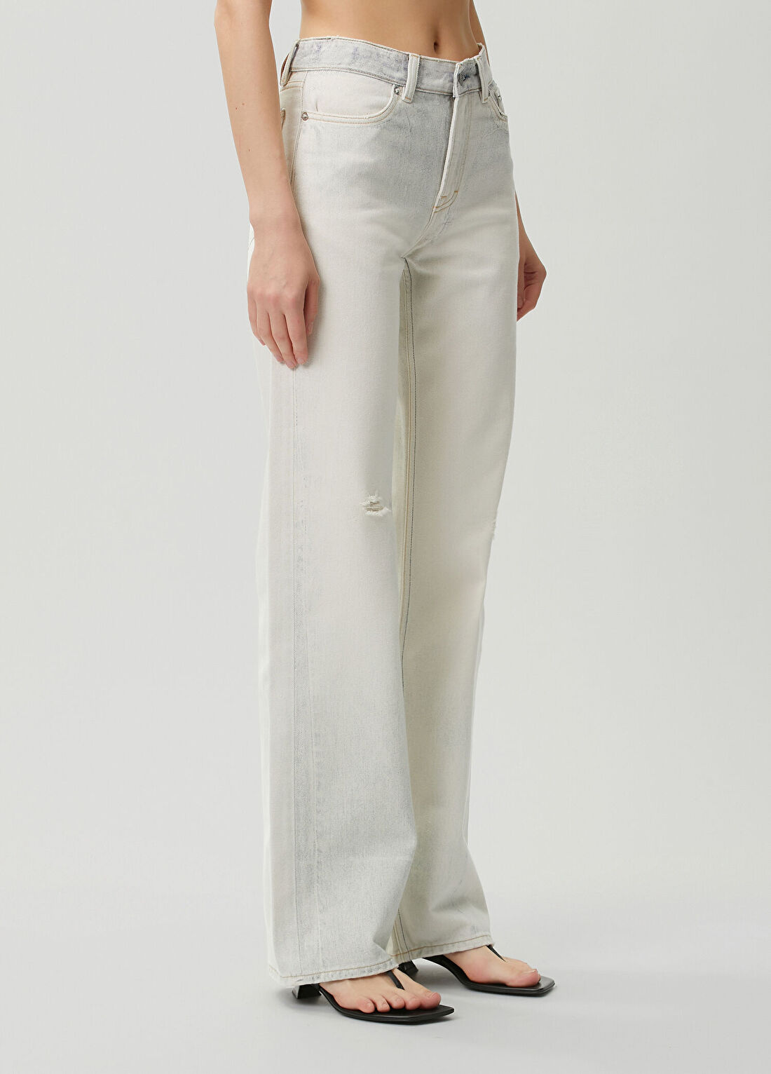 Our Legacy Wata Cut Bej Jean Pantolon görsel 2