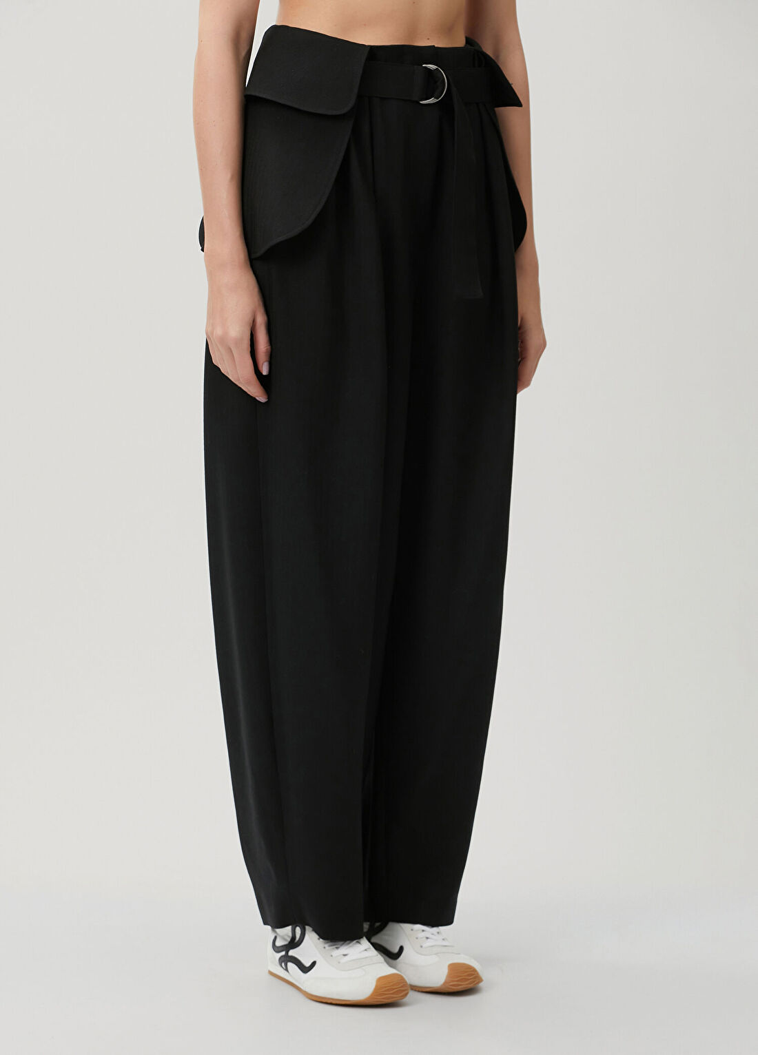 Loewe Siyah Wide Leg Pantolon görsel 2