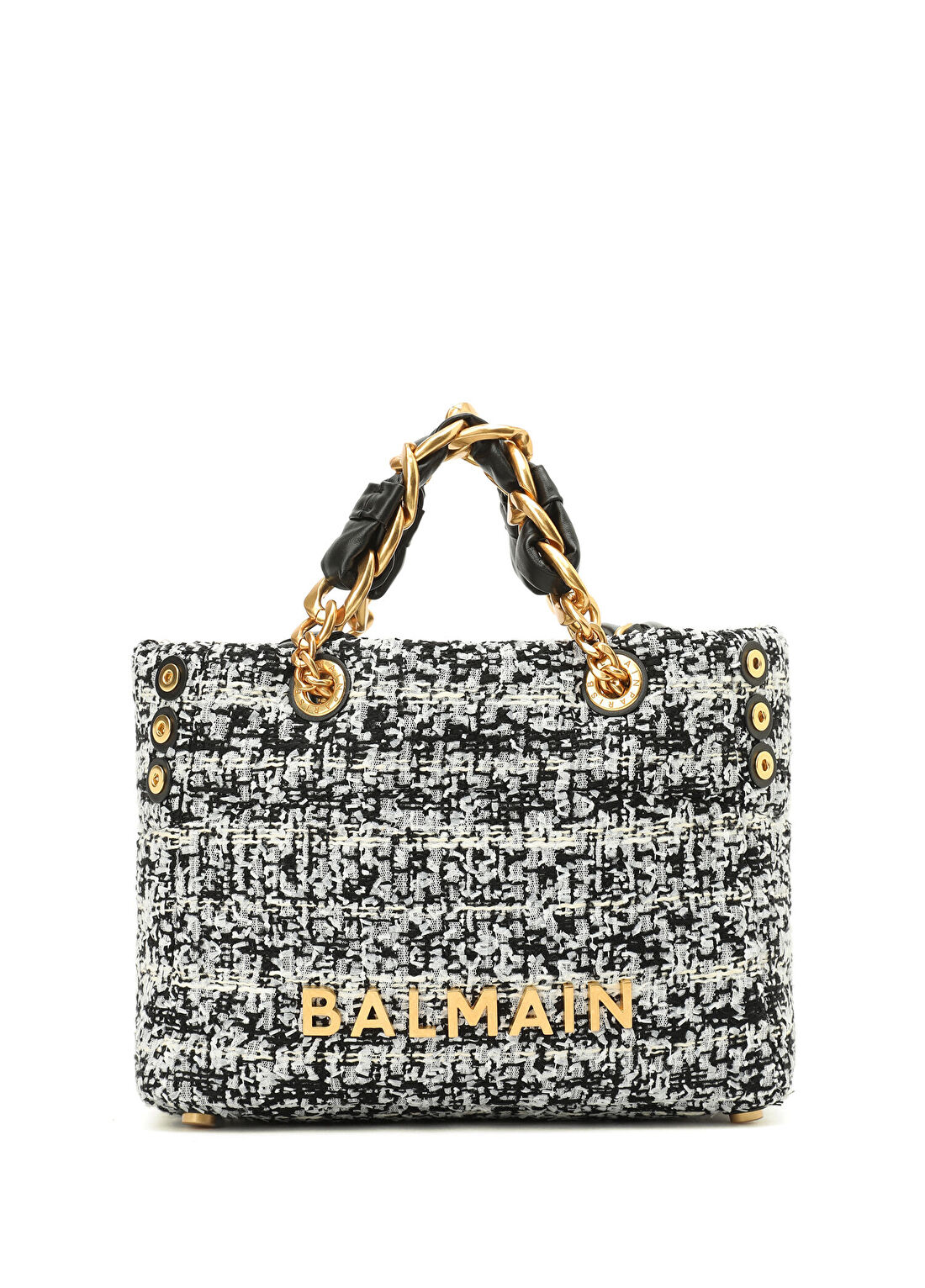 Balmain Siyah Beyaz Kadın Çanta