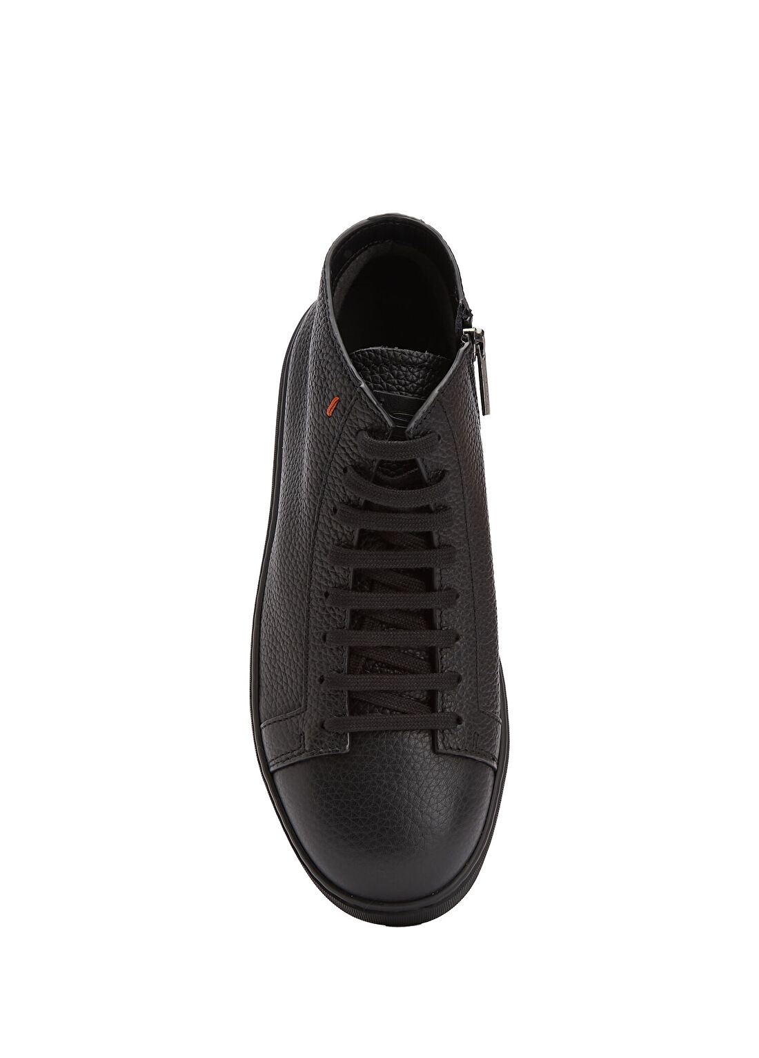 Santoni Clean Icpn High Siyah Erkek Deri Sneaker görsel 4