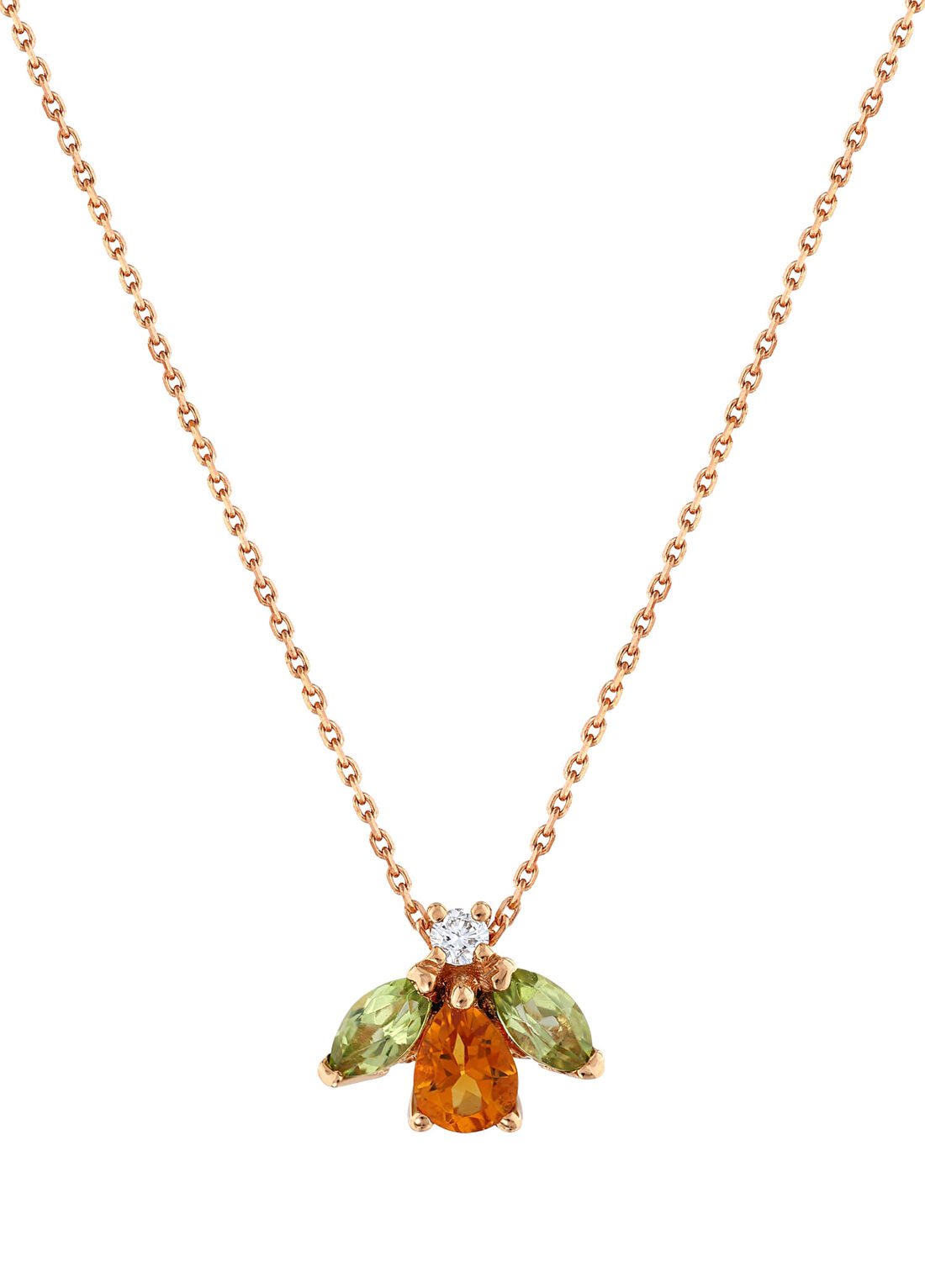 Bee Goddess Queen Bee Maya Kadın Altın Kolye