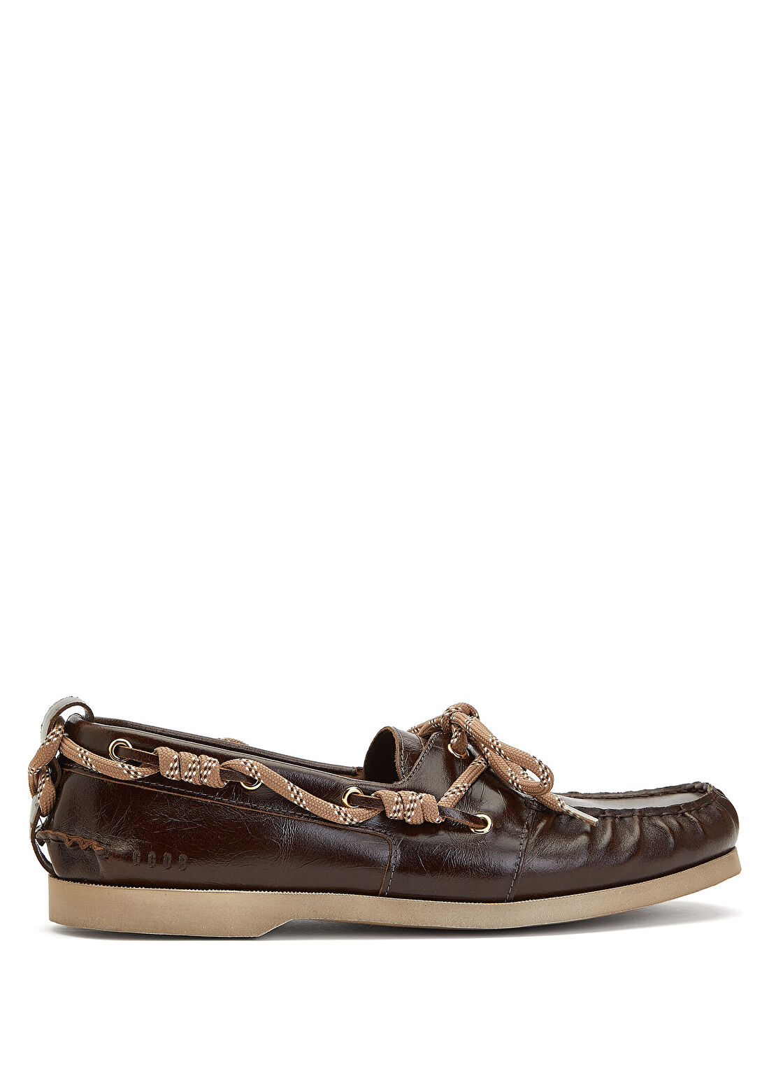 Golden Goose Koyu Kahverengi Erkek Deri Loafer