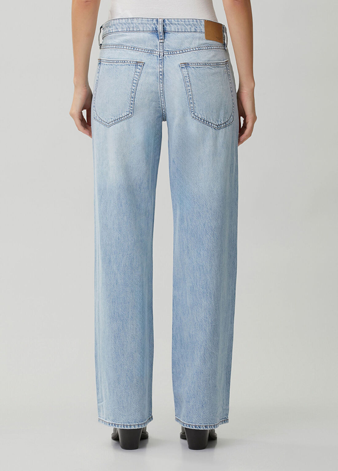 Rag&Bone Cam Açık Mavi Jean Pantolon görsel 4