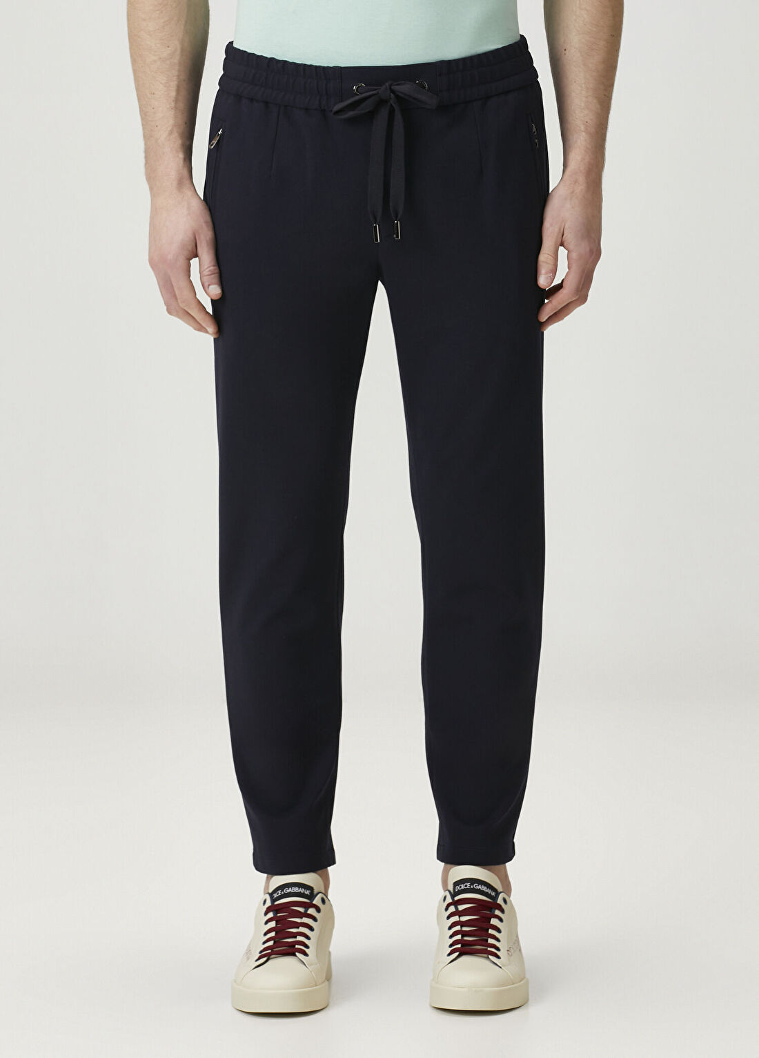 Dolce&Gabbana Lacivert Beli Kordonlu Pantolon görsel 2