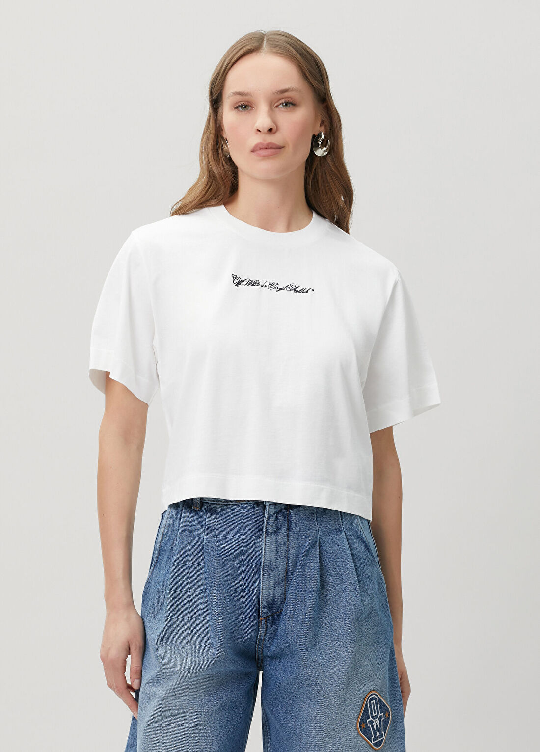 Off-White Beyaz Logolu T-shirt