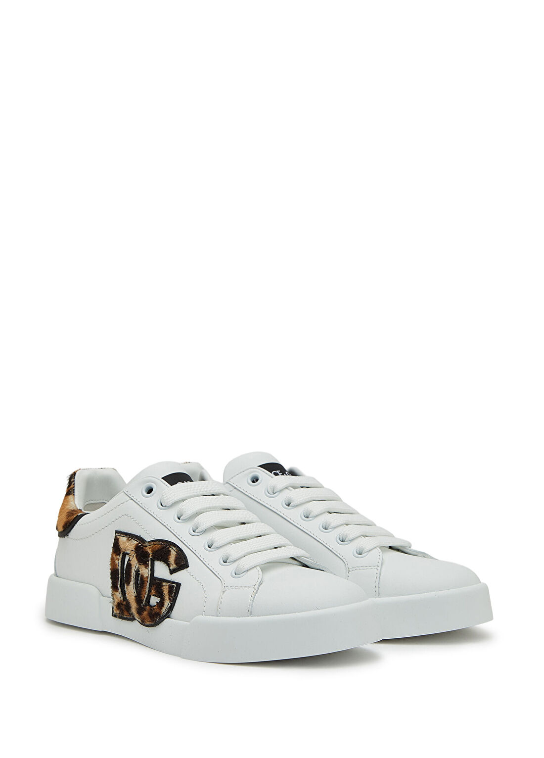 Dolce&Gabbana Beyaz Kadın Deri Sneaker görsel 2