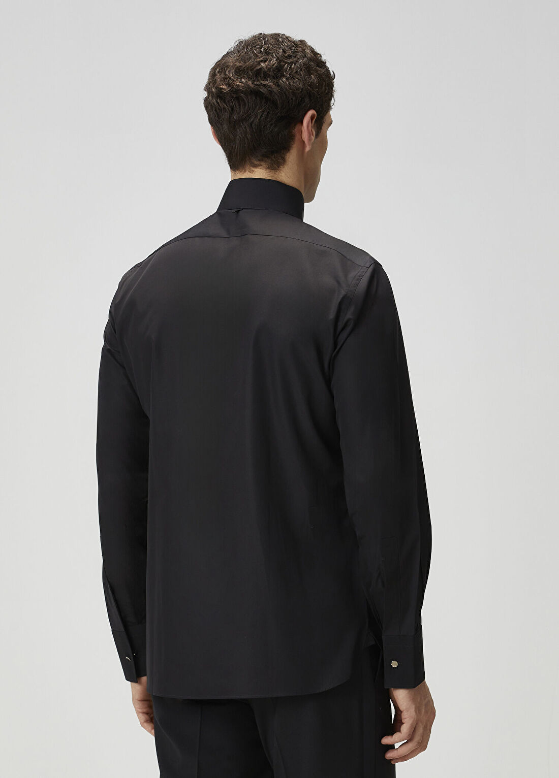 Tom Ford Slim Fit Siyah Smokin Gömleği görsel 4