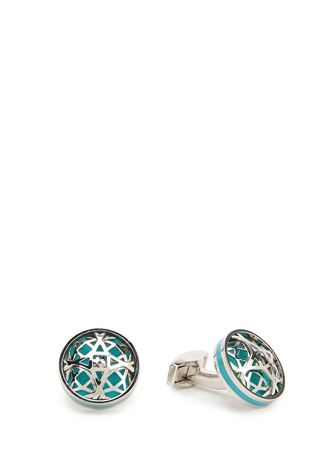 Tateossian Silver Kol Düğmesi görsel 2