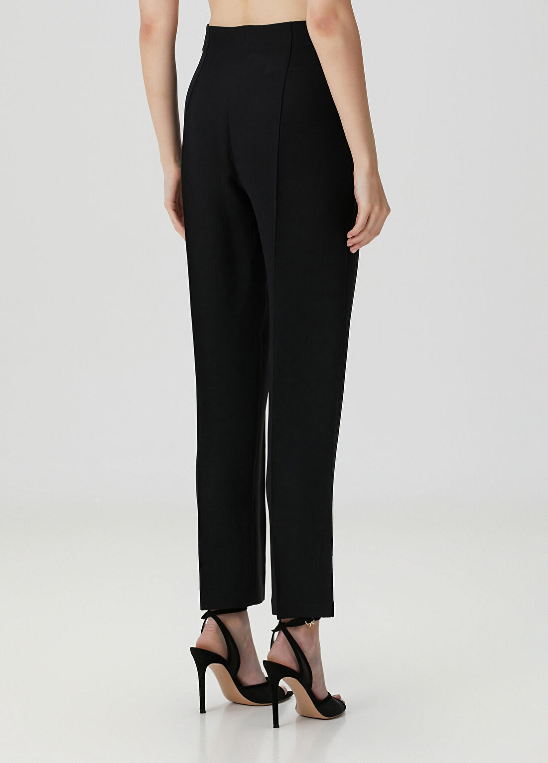 Roland Mouret Siyah Yün Pantolon görsel 4