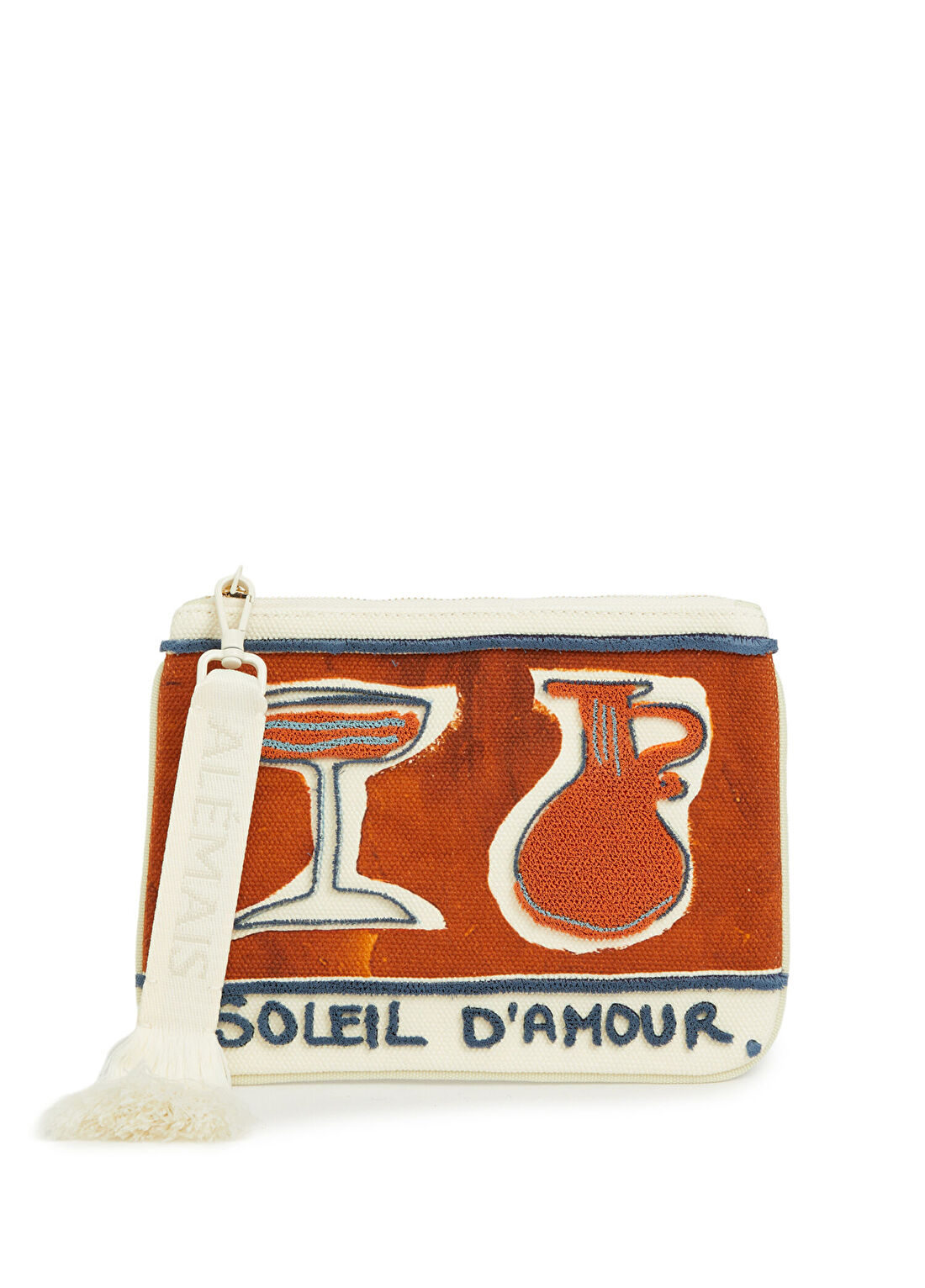 Alemais Soleil D'amour Patch Toprak Kadın Plaj Çantası