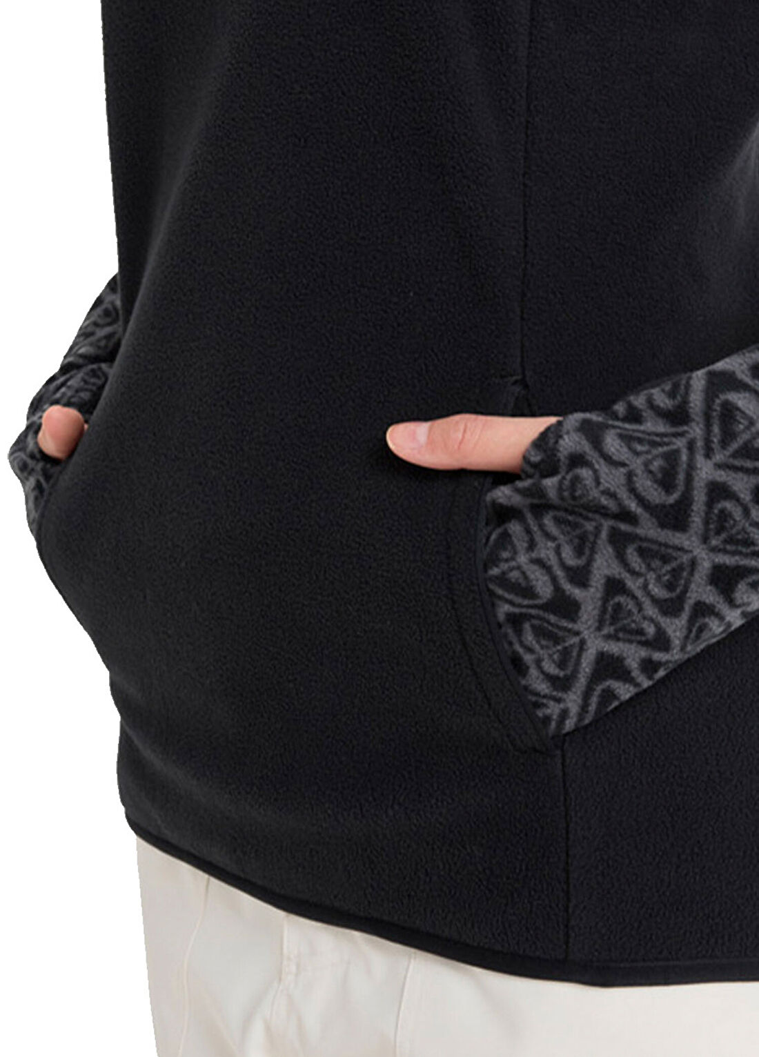 Roxy Sayna Polar Yarım Fermuarlı Kadın Spor Sweatshirt görsel 4