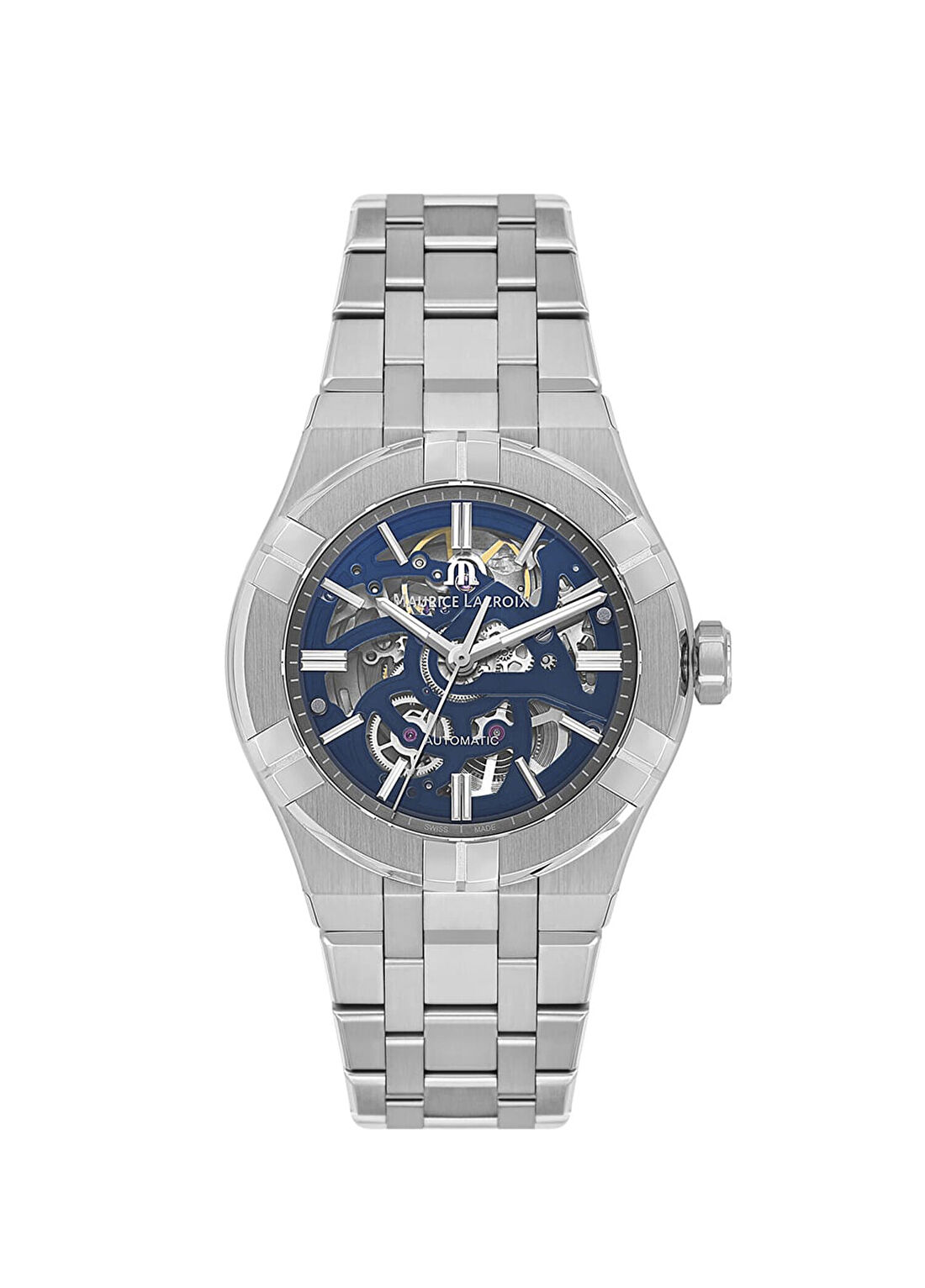 Maurice Lacroix ML-AI6007SS002031-1 Metalik Gri Çelik Erkek Kol Saati