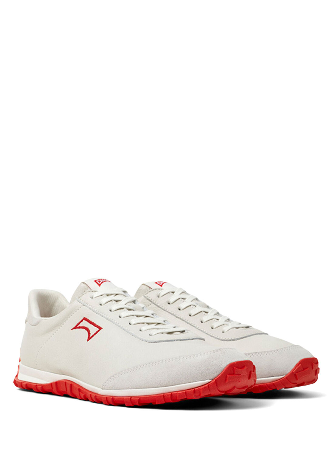 Camper Drift Beyaz Deri ve Nubuk Erkek Sneaker K101097-001 görsel 2
