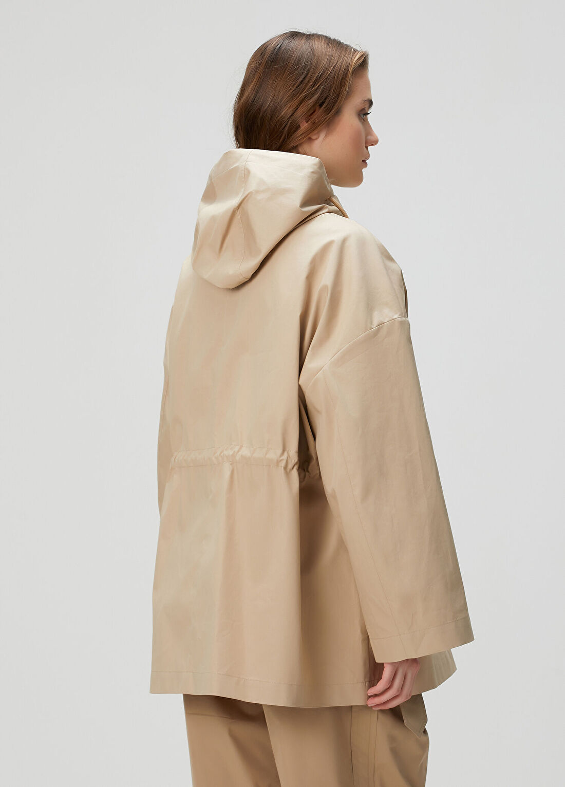 Moncler Gaillon Camel Kapüşonlu Parka görsel 4