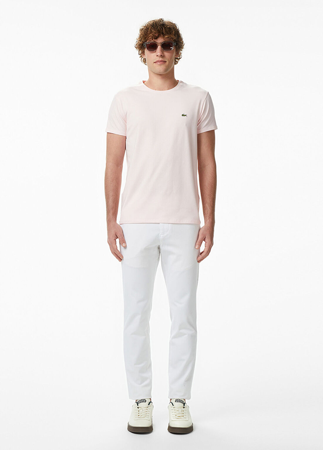 Lacoste Beyaz Slim Fit Erkek Chino Pantolon