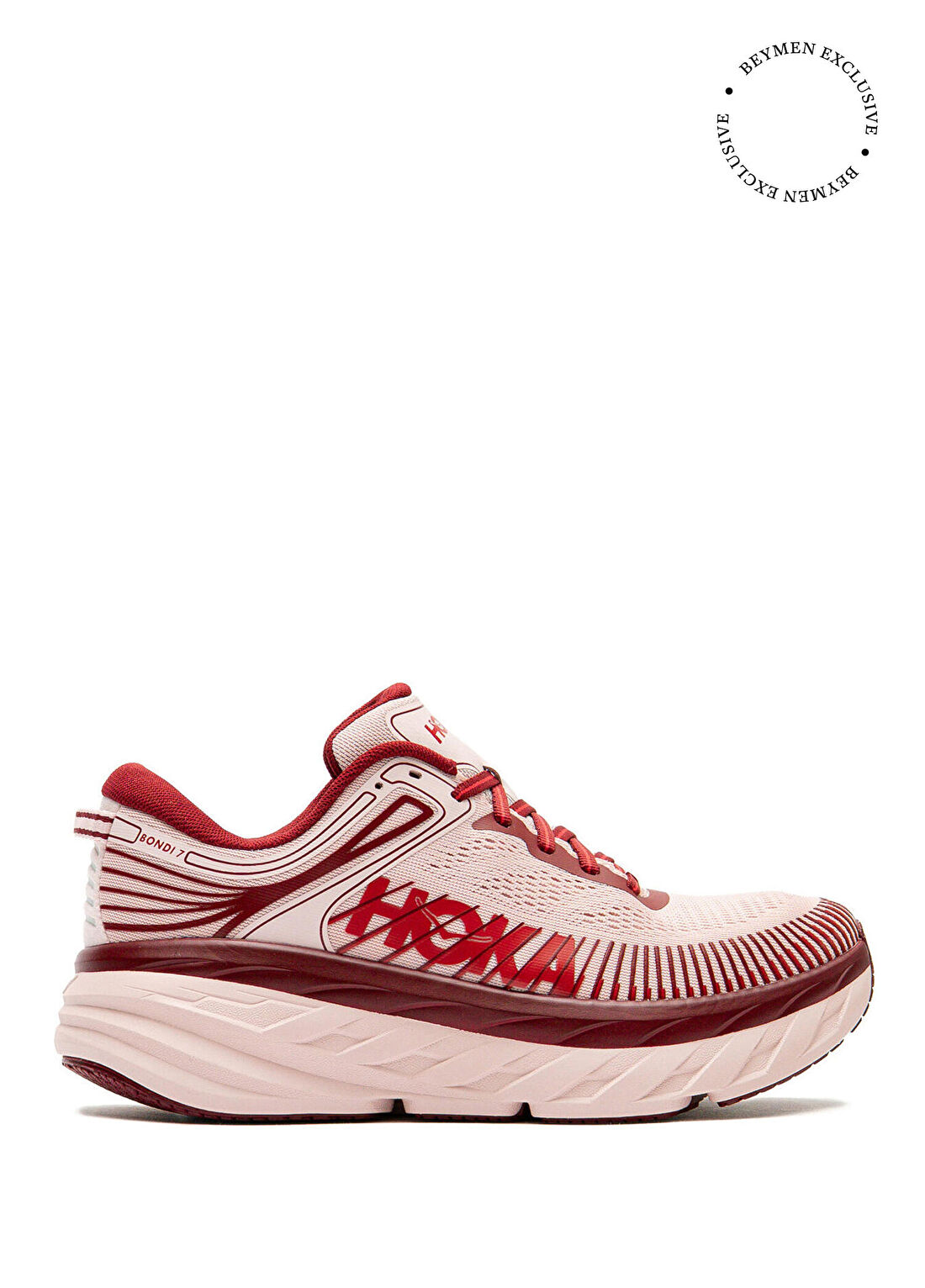 Hoka Bondi 7 Koyu Pembe Kadın Sneaker