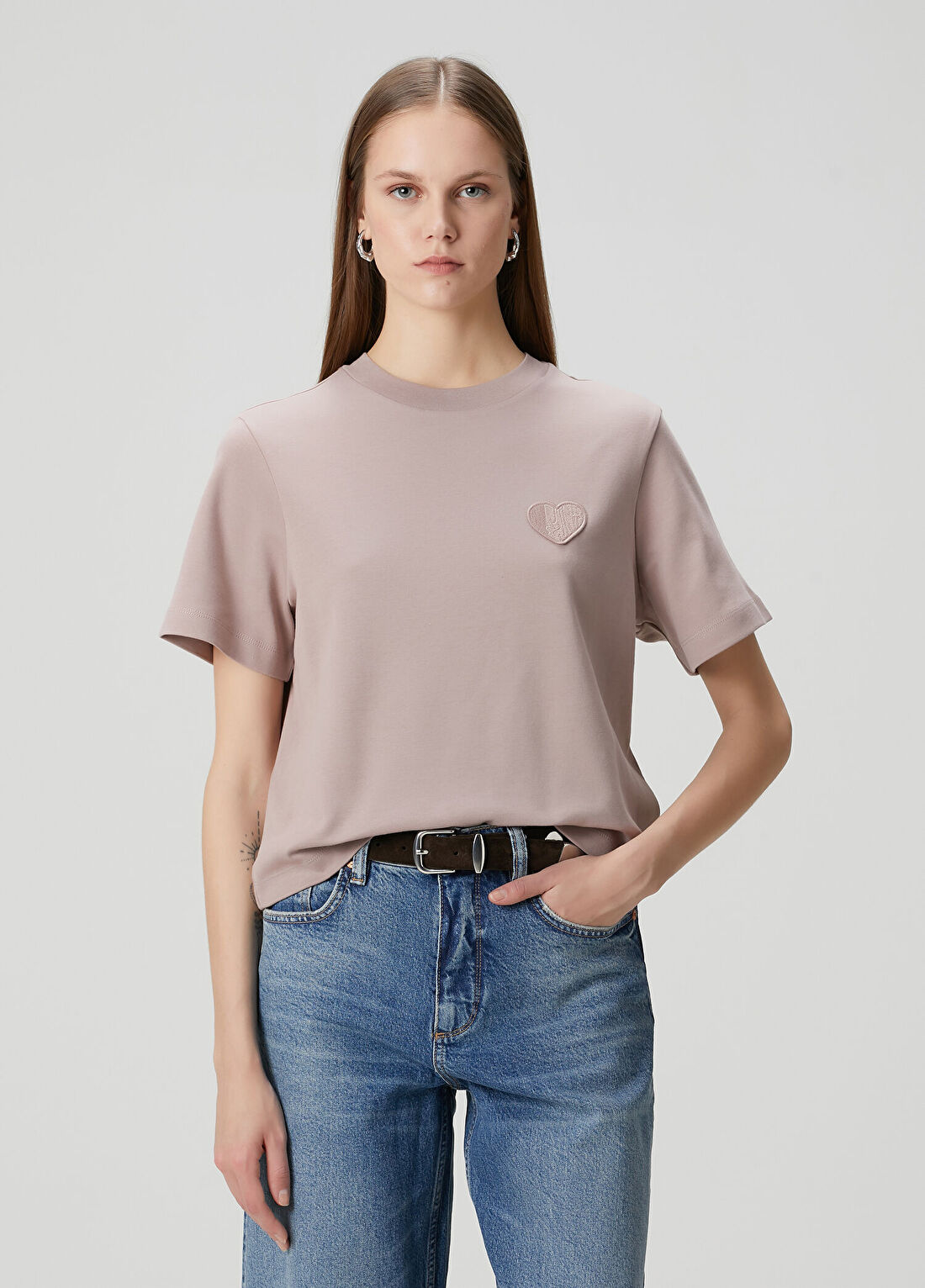 AllSaints Lover Lisa Lila T-shirt