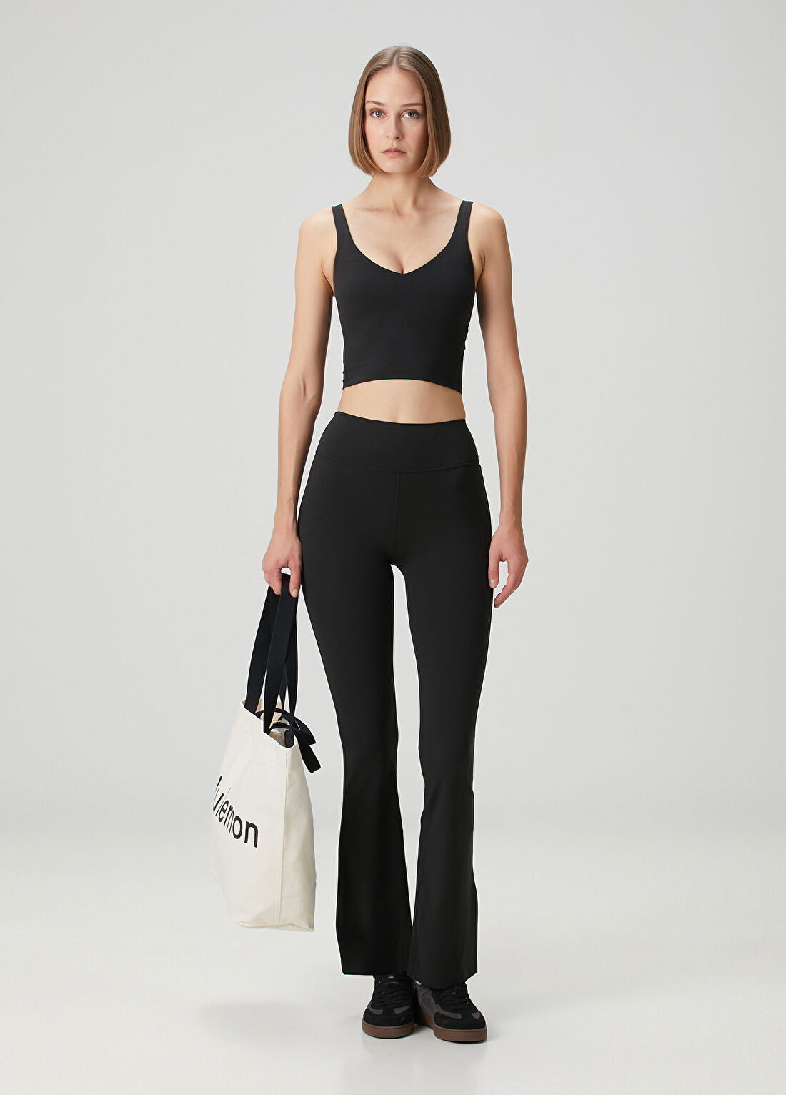lululemon Groove Nulu High Rise Flare Siyah Tayt