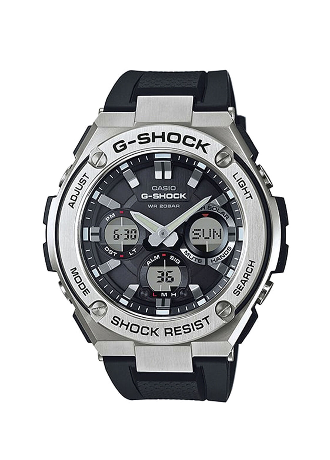 Casio GST-S110-1ADR Silikon Erkek Kol Saati