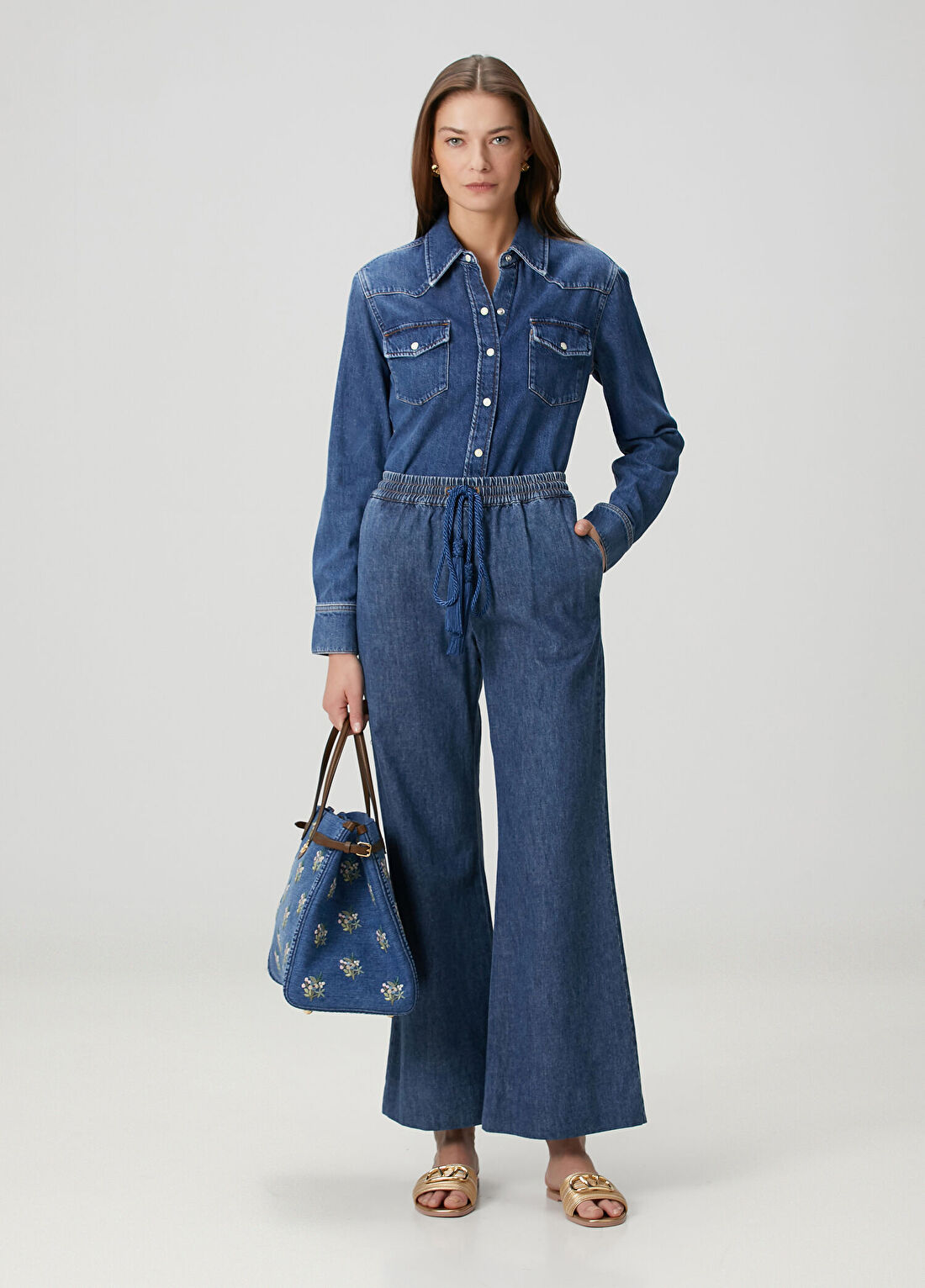 Valentino Mavi Jean Pantolon