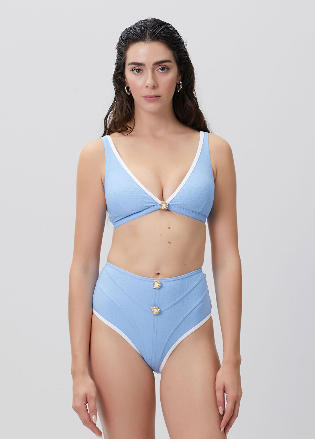 Moeva Merrin Mavi Bikini Üstü görsel 3