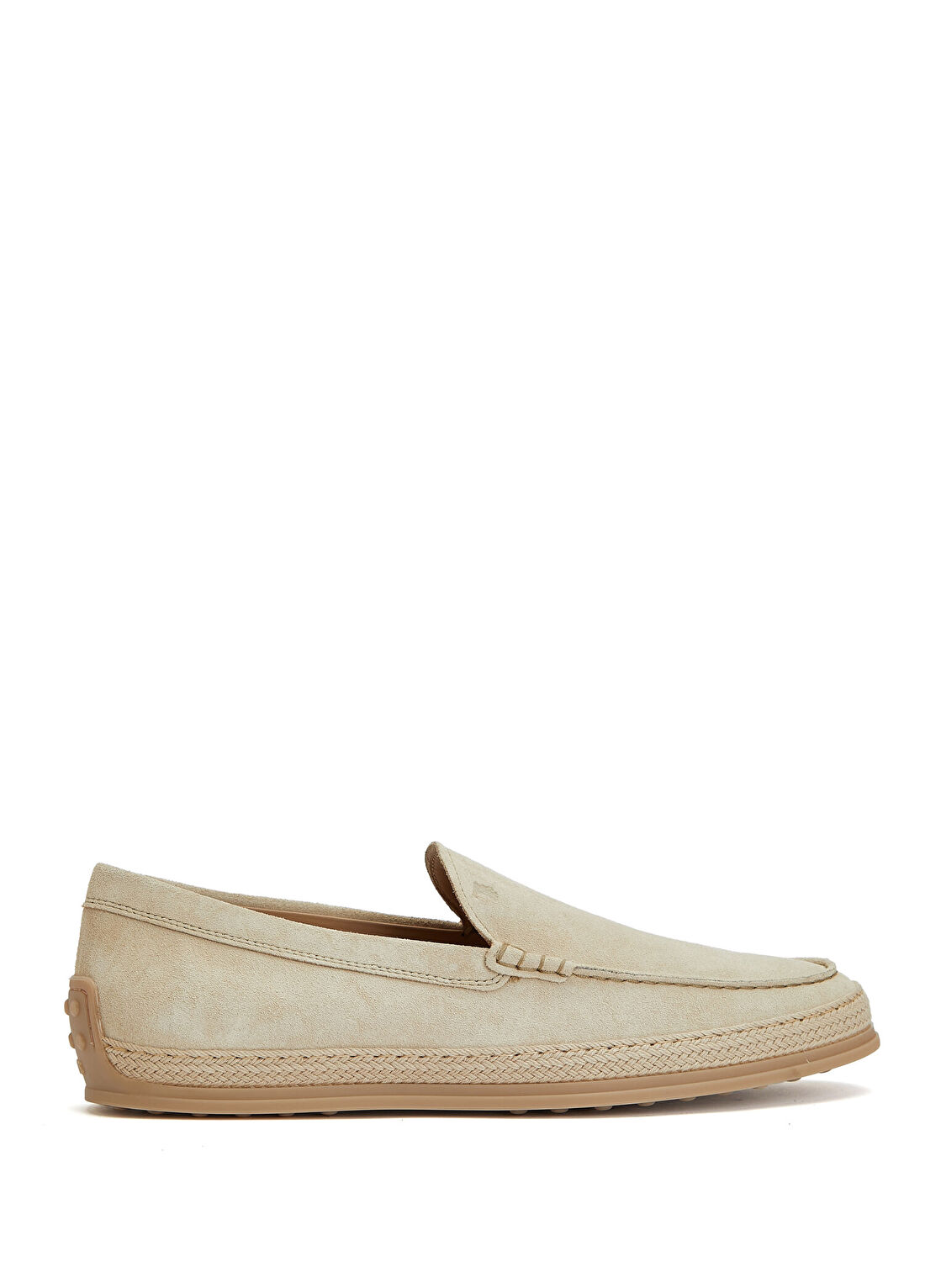 Tod's Açık Bej Erkek Süet Espadril
