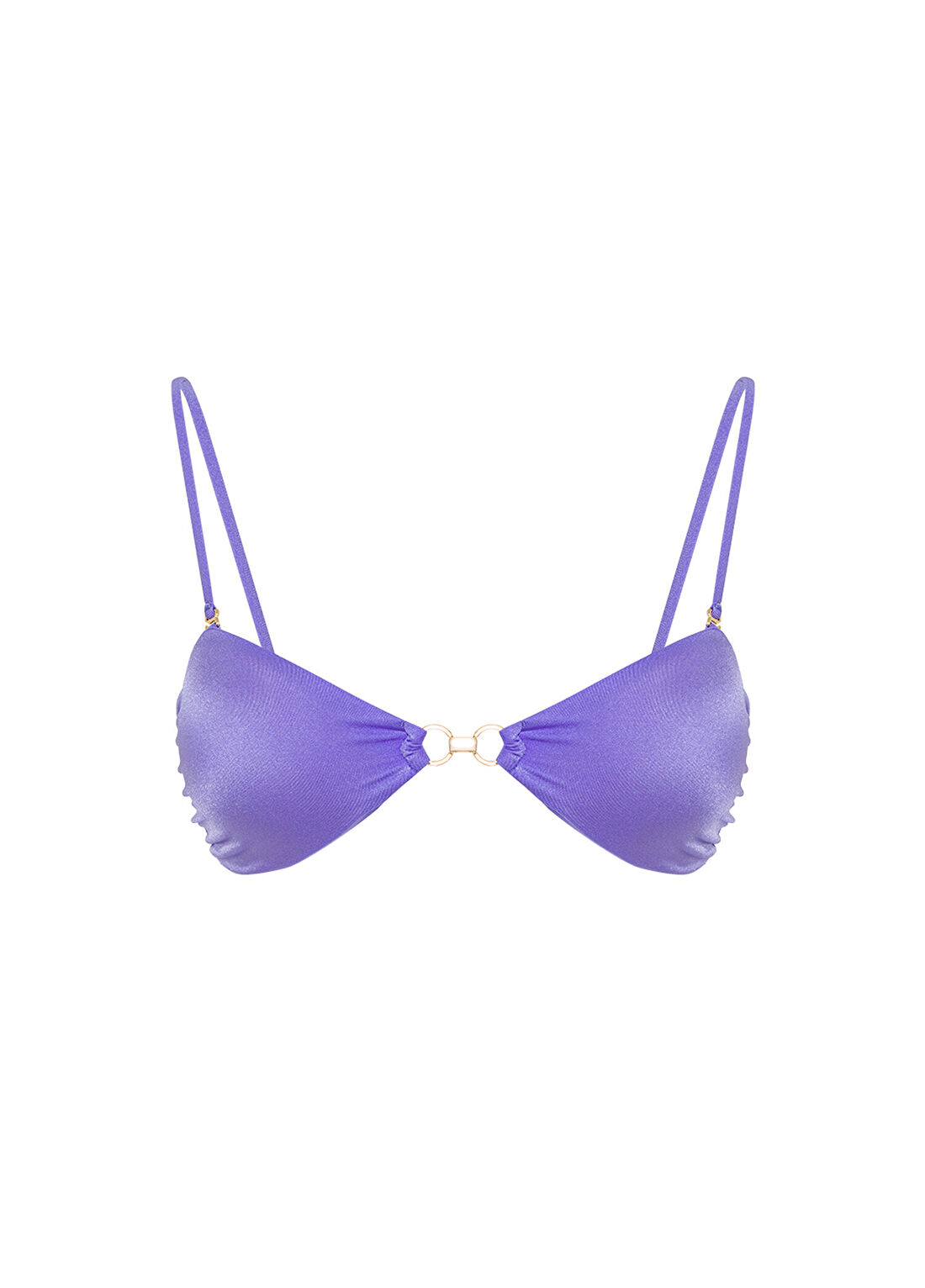 Sellie Bliss Lilac Halka Detaylı Straplez Kadın Bikini Üstü