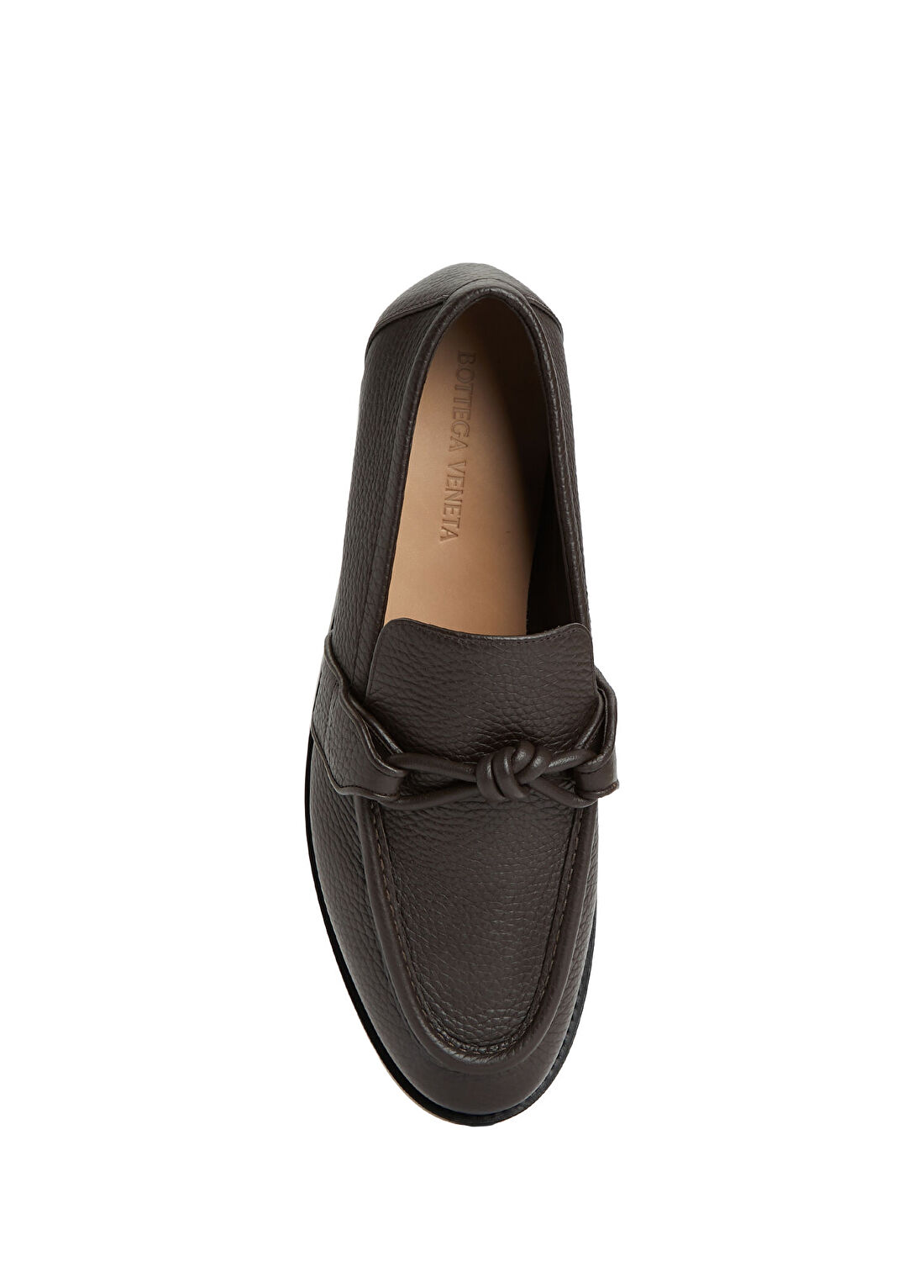 Bottega Veneta Astaire Kahverengi Erkek Deri Loafer görsel 4