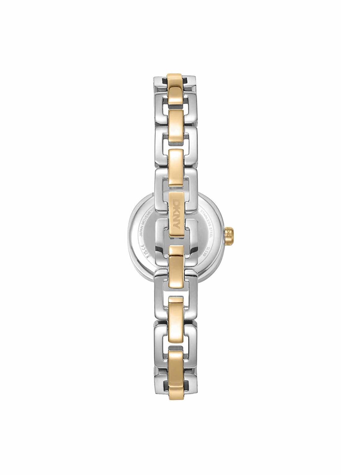 DKNY DK1L139M0085 Altın Rengi Metalik Gri Çelik Kadın Kol Saati görsel 3