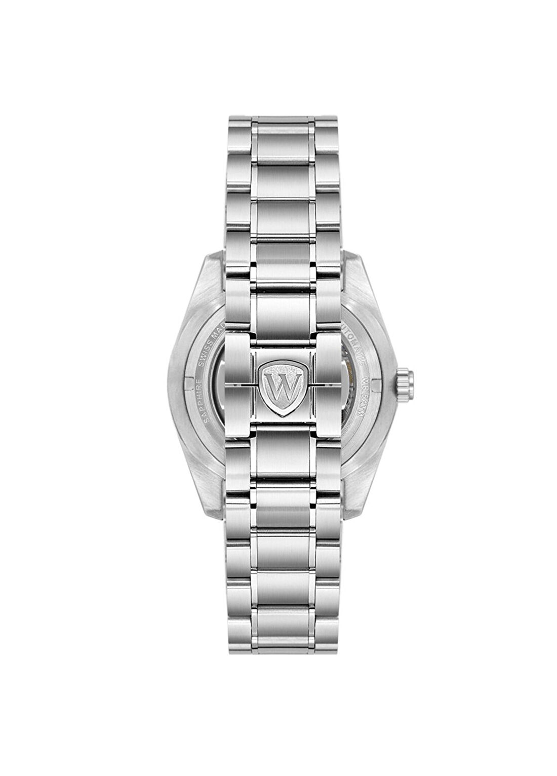 Wainer WA.25600-B Gümüş Metal Erkek Kol Saati görsel 3