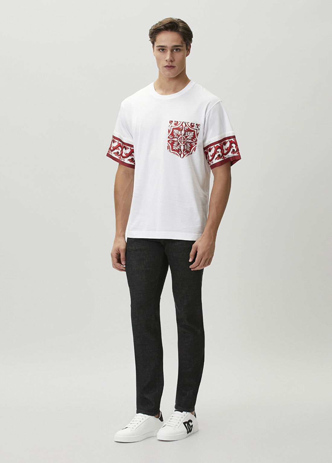 Dolce&Gabbana Slim Fit Siyah Jean Pantolon