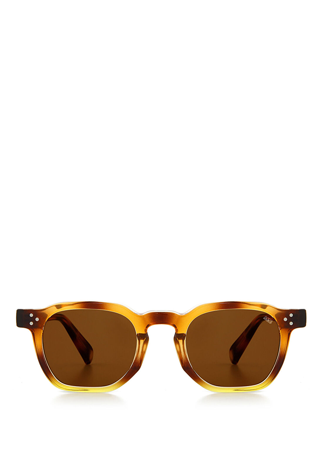 Mess Frames Lowkey Demibrown Kahverengi Asetat Unisex Güneş Gözlüğü