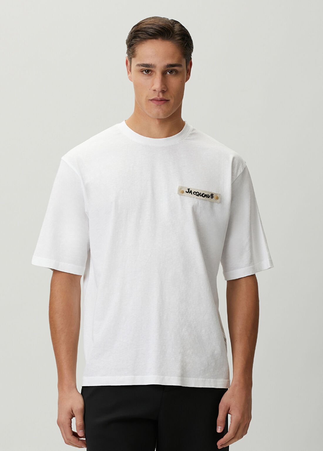 Jacquemus Beyaz Logo Detaylı T-shirt
