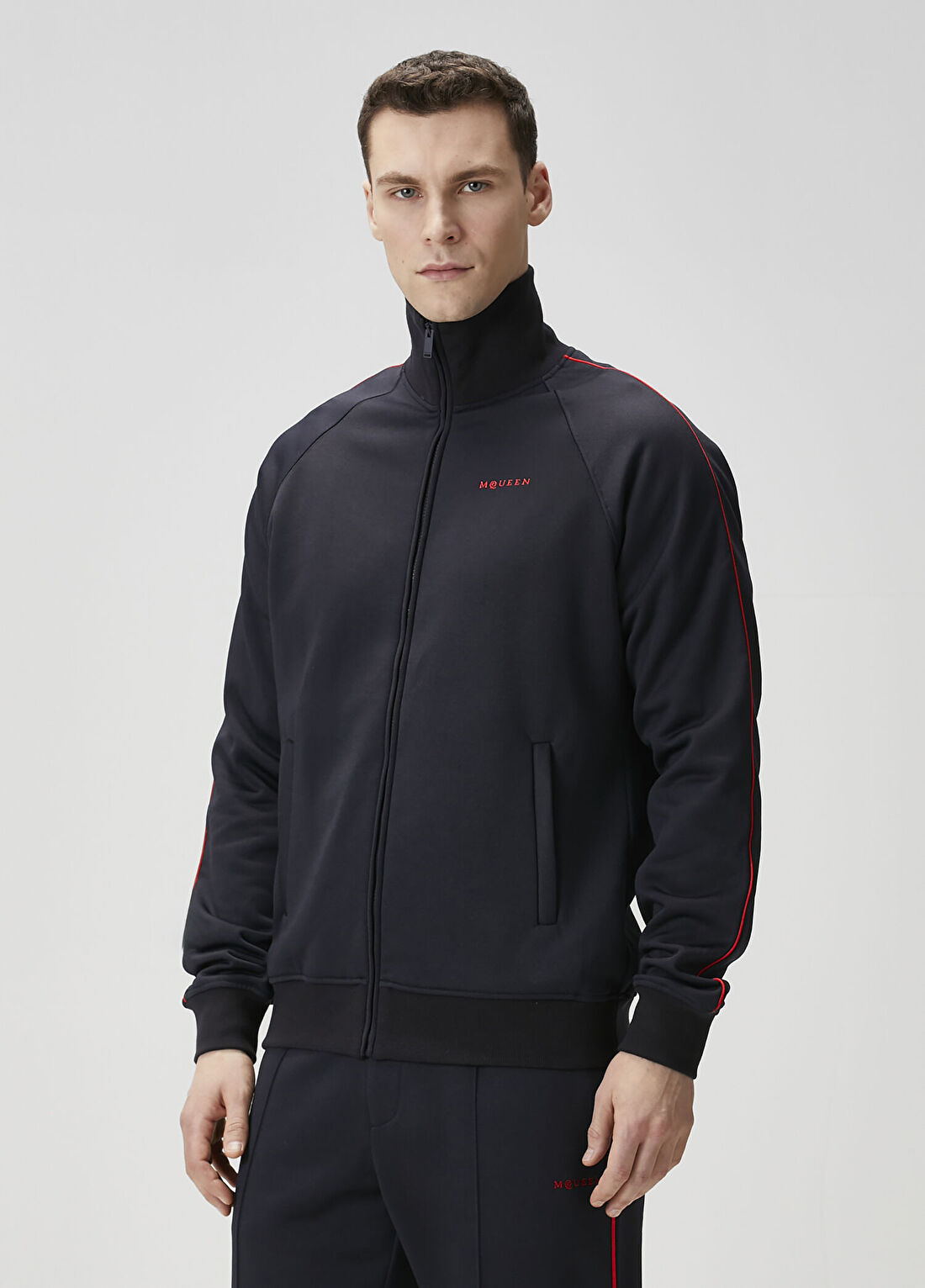 McQueen Lacivert Sweatshirt görsel 3