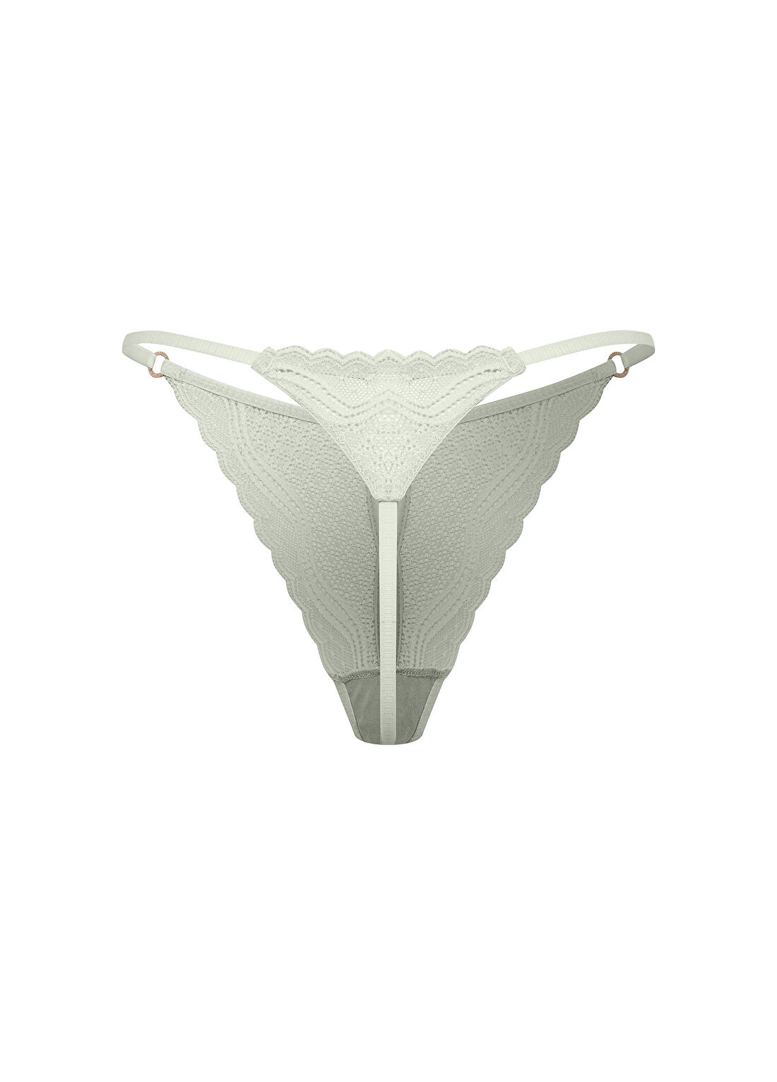House of Silk Neima Mint Yeşili Dantelli Dekolteli Tanga görsel 2