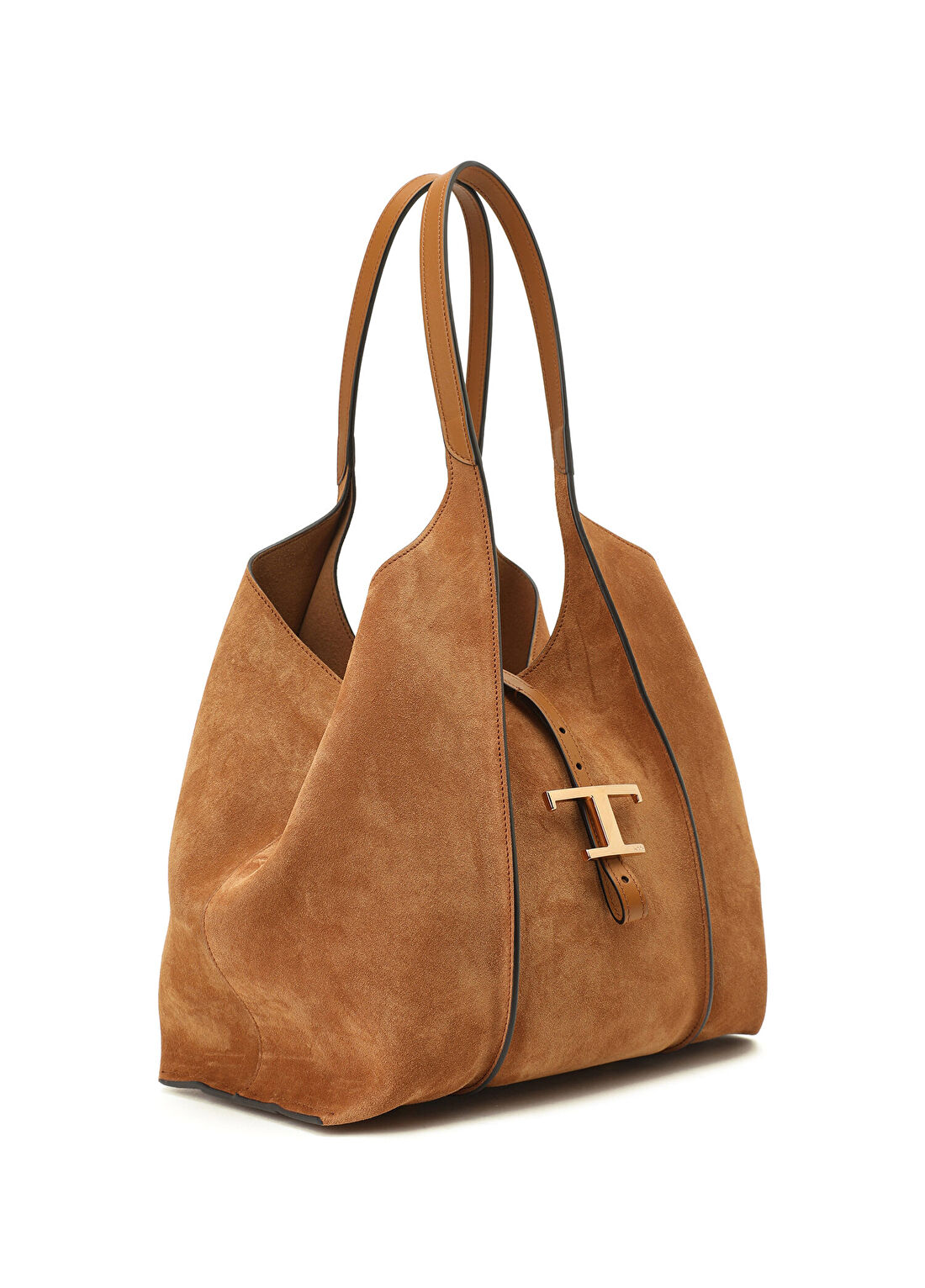 Tod's Camel Kadın Süet Alışveriş Çantası görsel 3