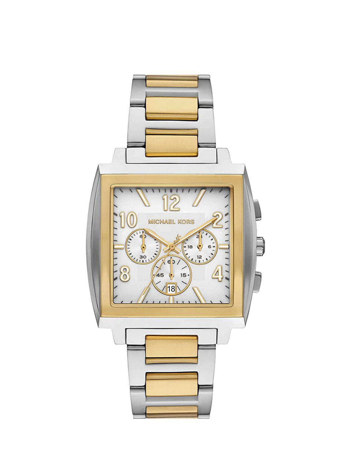 Michael Kors MK9240 Altın Rengi Metalik Gri Çelik Erkek Kol Saati