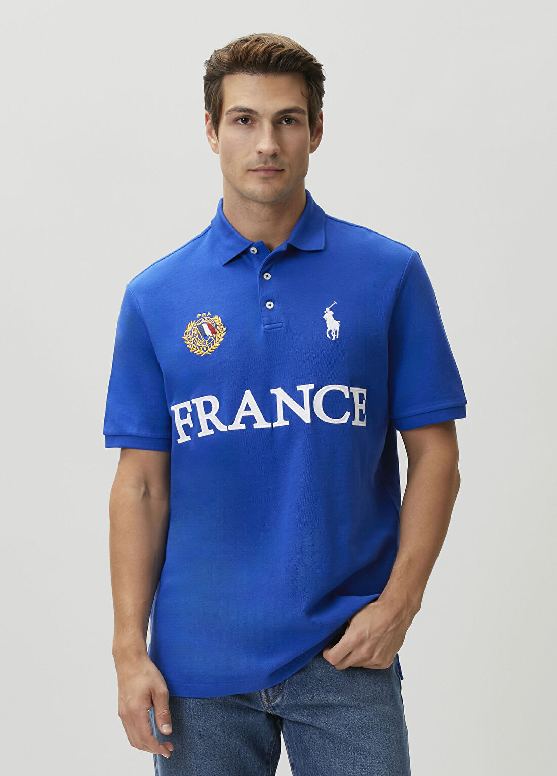 Polo Ralph Lauren Classic Fit France Koyu Mavi Polo T-shirt