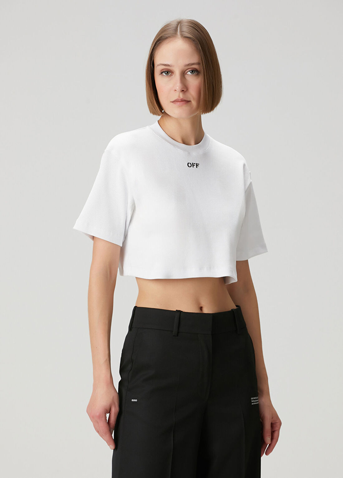 Off-White Off Stamp Beyaz T-shirt