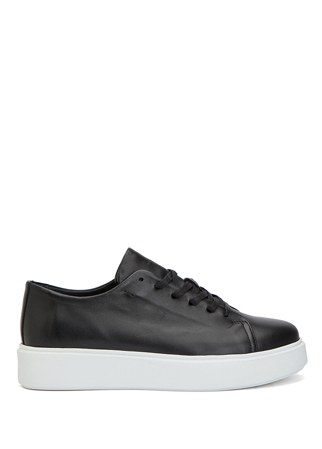 Network Siyah Kadın Deri Sneaker