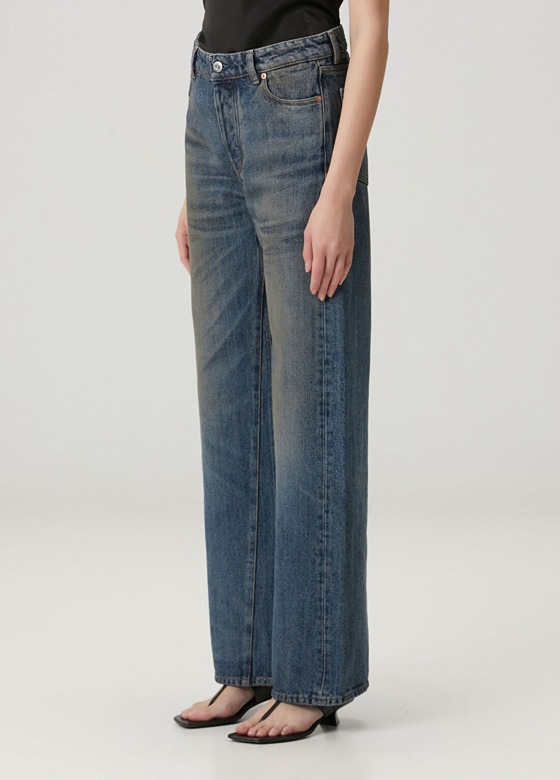 Our Legacy Treble Cut Mavi Jean Pantolon görsel 2