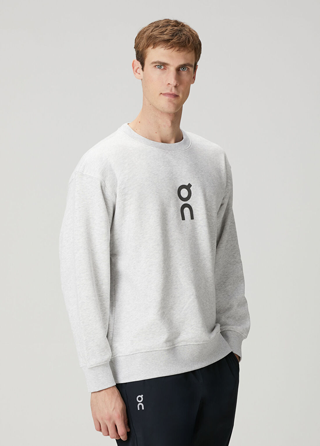 On Club Gri Sweatshirt görsel 3