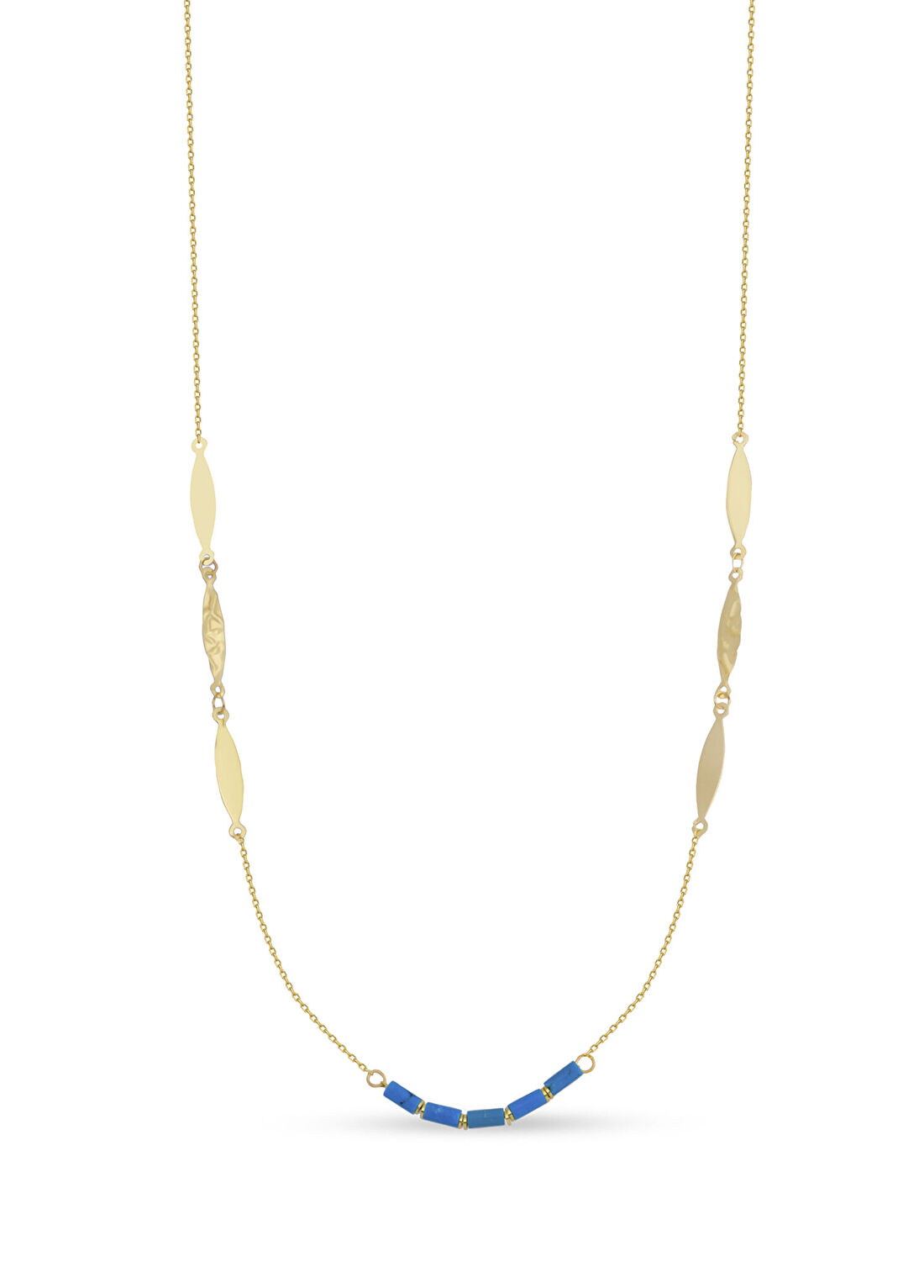 Orena Jewelry Marea Aqua 14 Ayar Altın Kadın Kolye