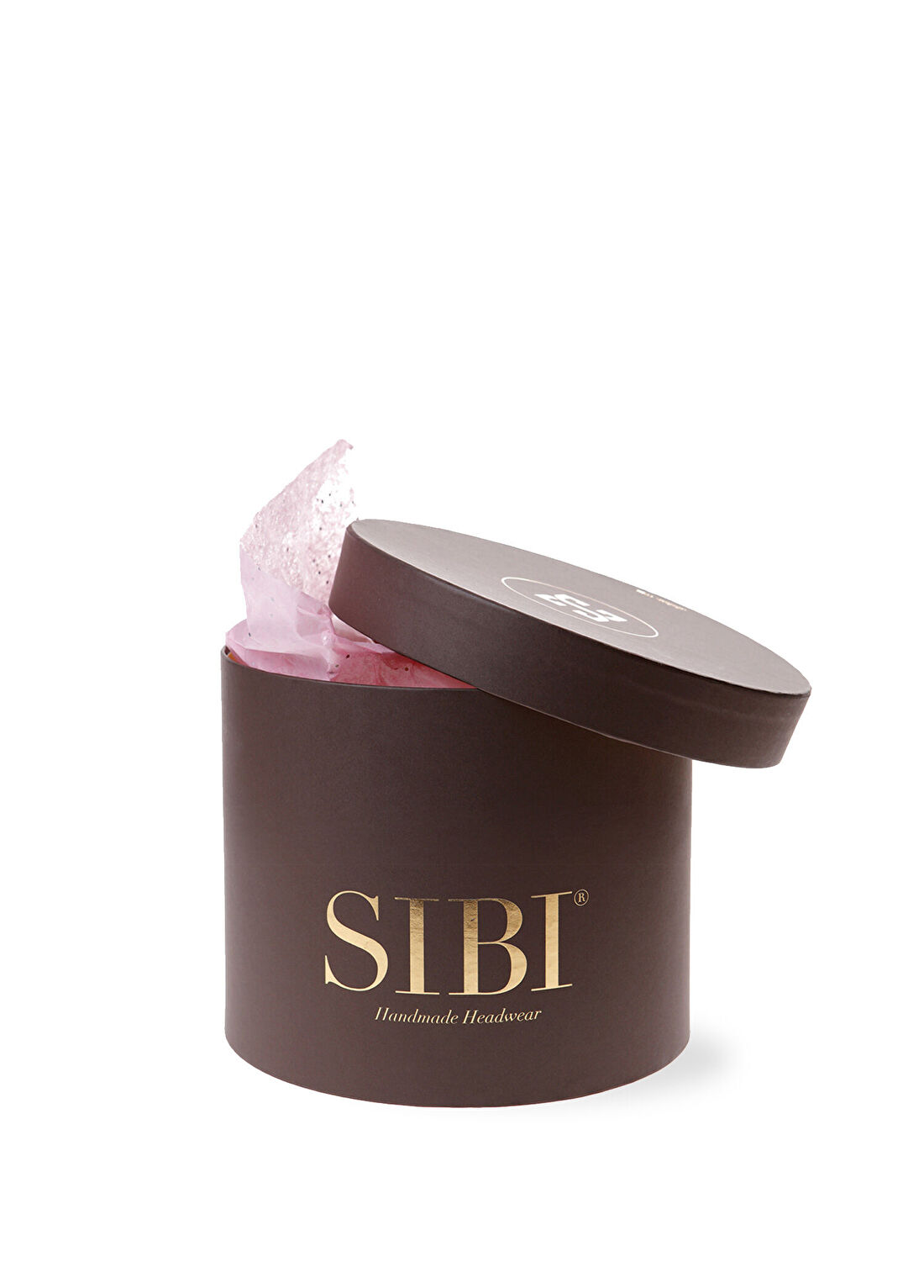 Sibi Hats Call Me Rosy El Yapımı Somon İpek Taç görsel 3