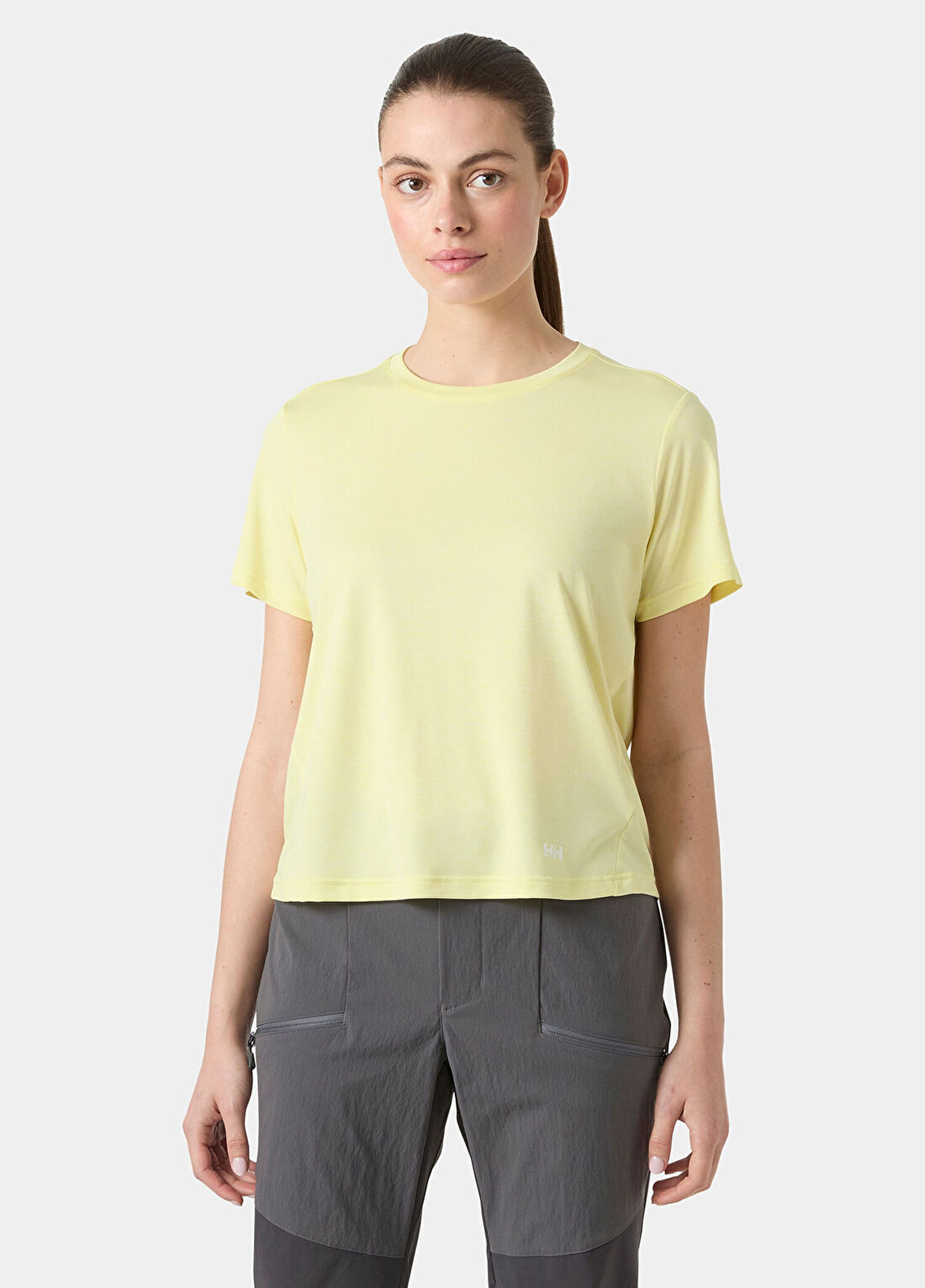 Helly Hansen W Sval Yellow Pear Kısa Kollu Kadın T-shirt