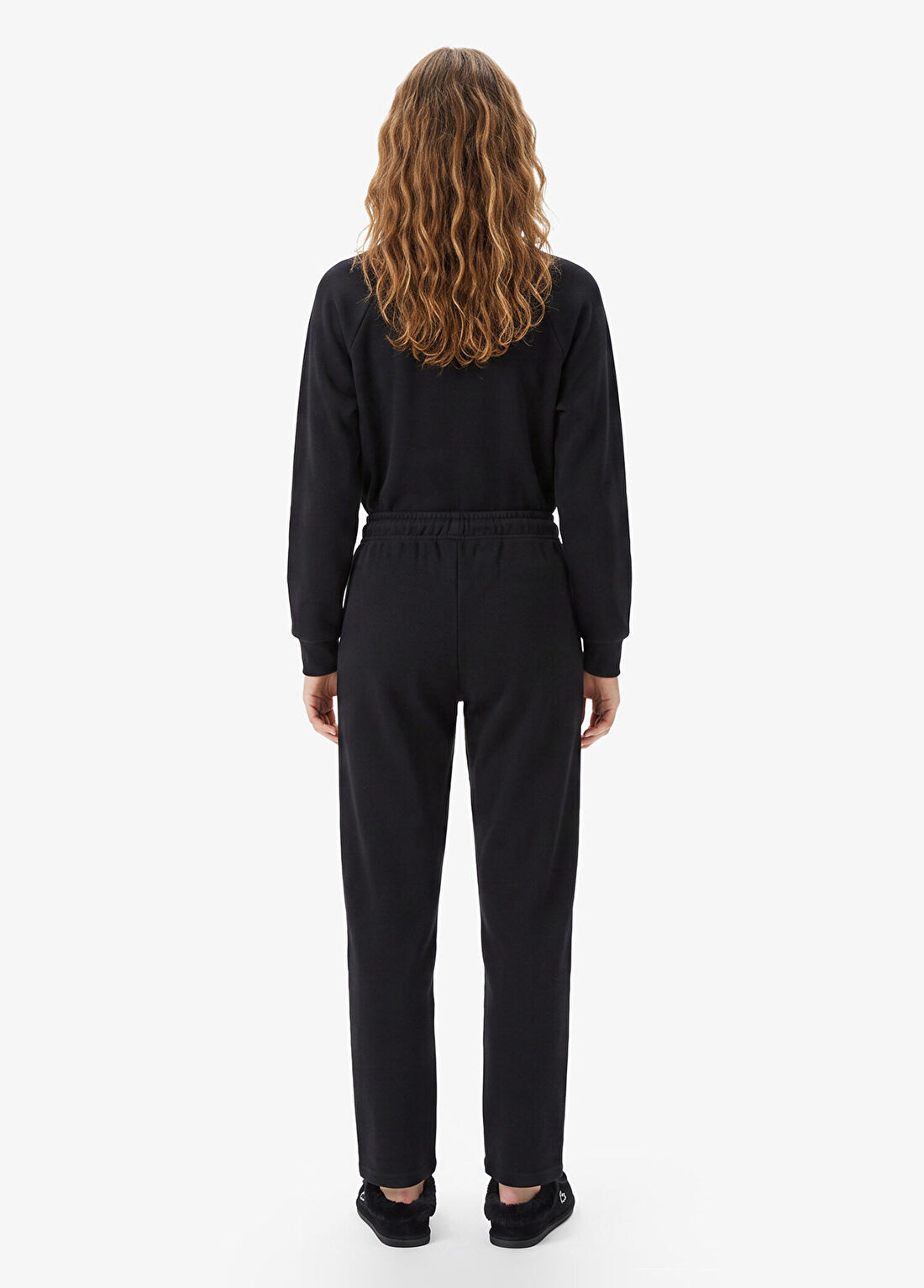 Lacoste Siyah Regular Fit Kadın Eşofman Altı görsel 4