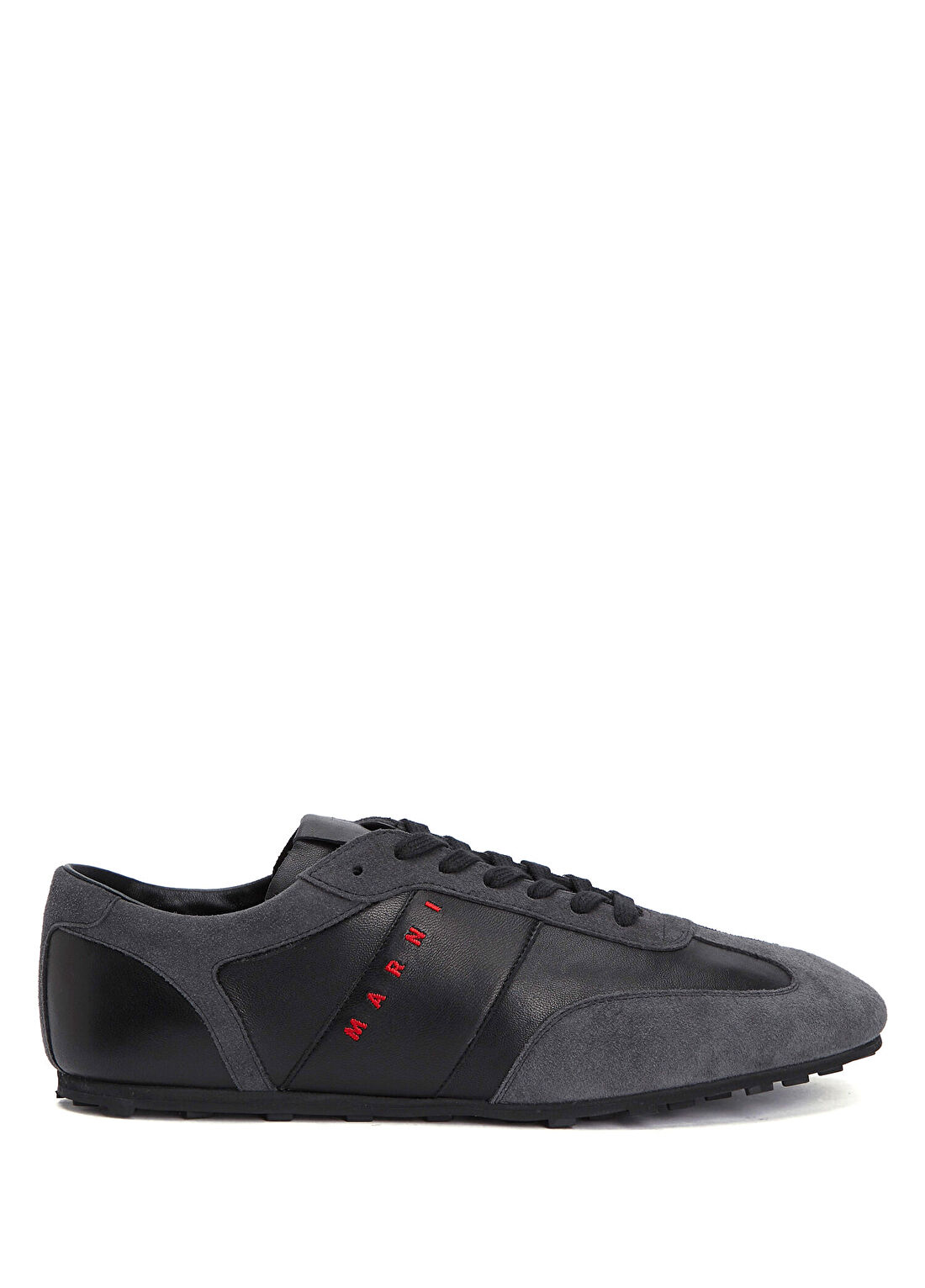 Marni Antrasit Erkek Deri Sneaker