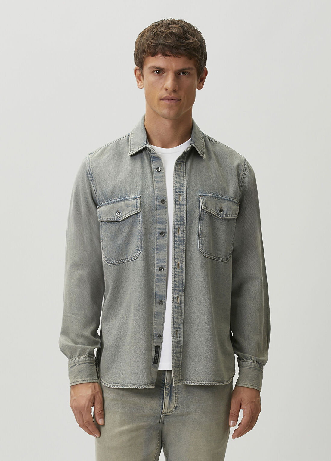 Rag&Bone Gri Denim Gömlek