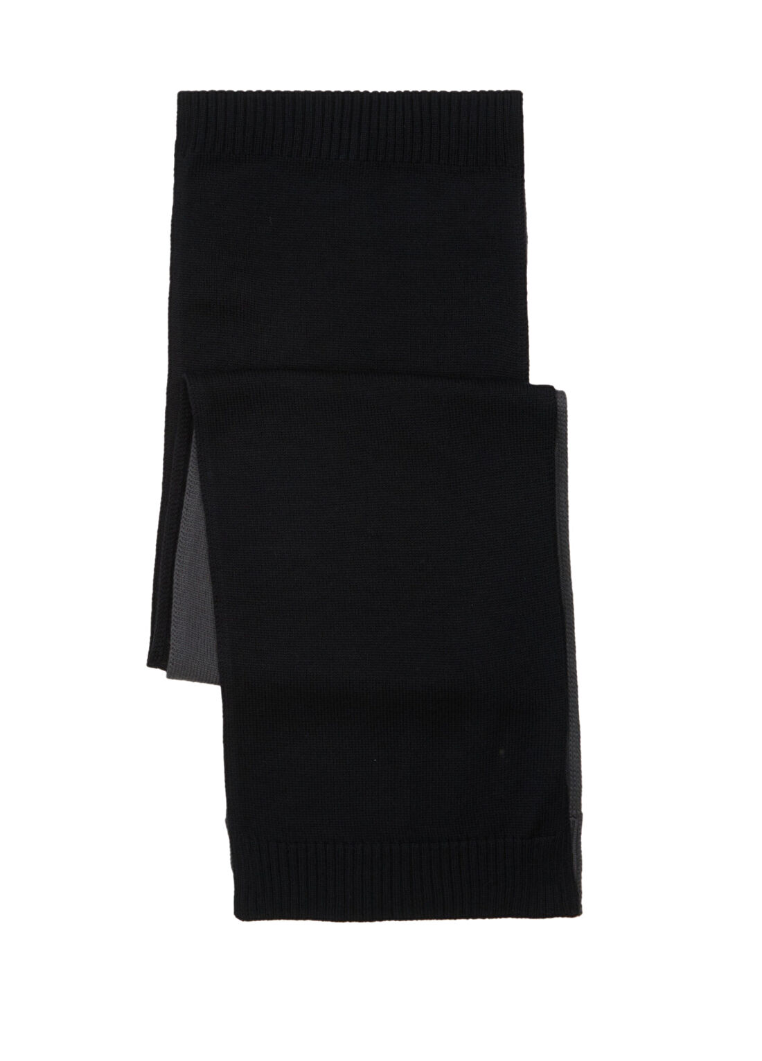 MM6 Maison Margiela Siyah Gri Erkek Yün Atkı