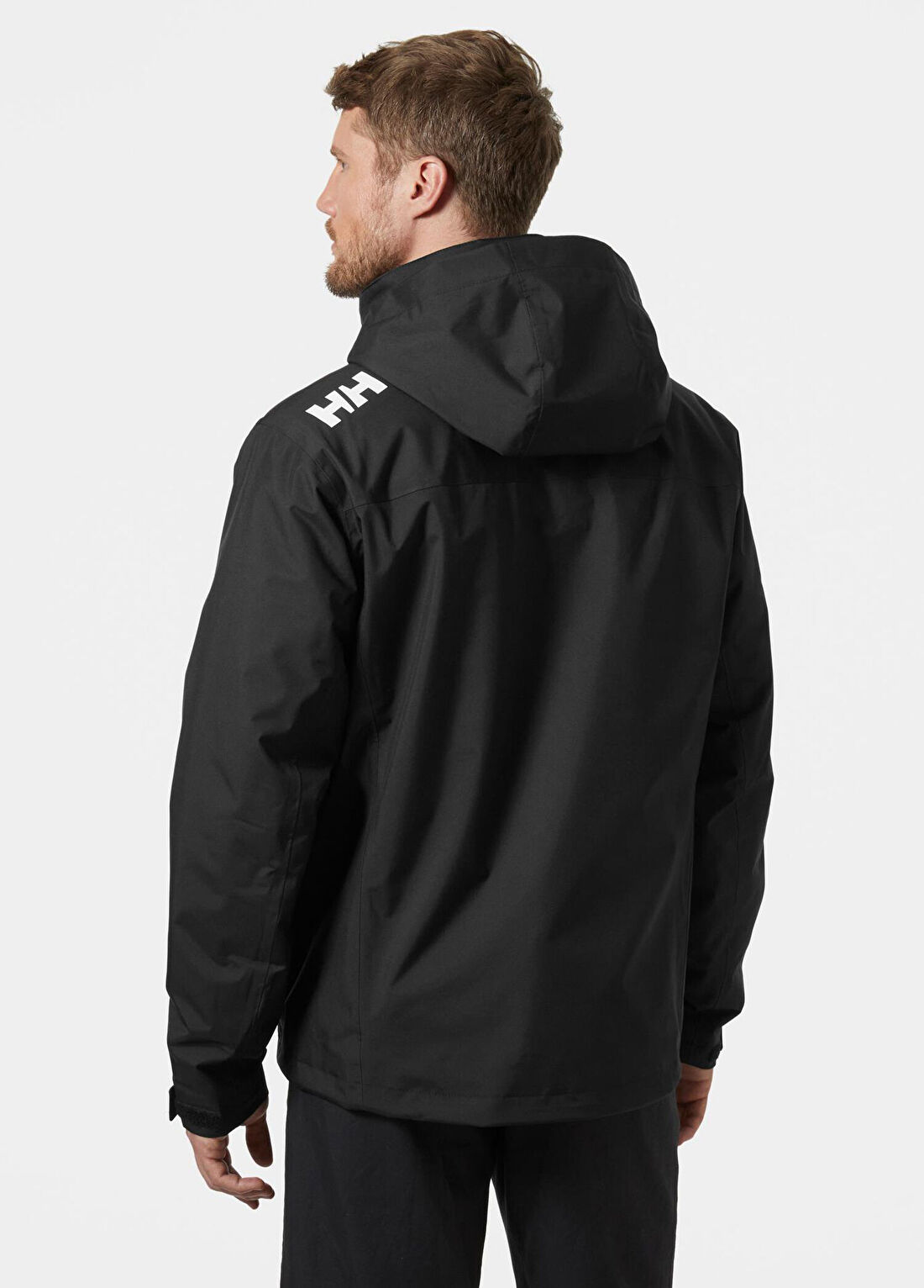 Helly Hansen Crew Hooded Midlayer Black Polarlı Erkek Mont 2 görsel 2